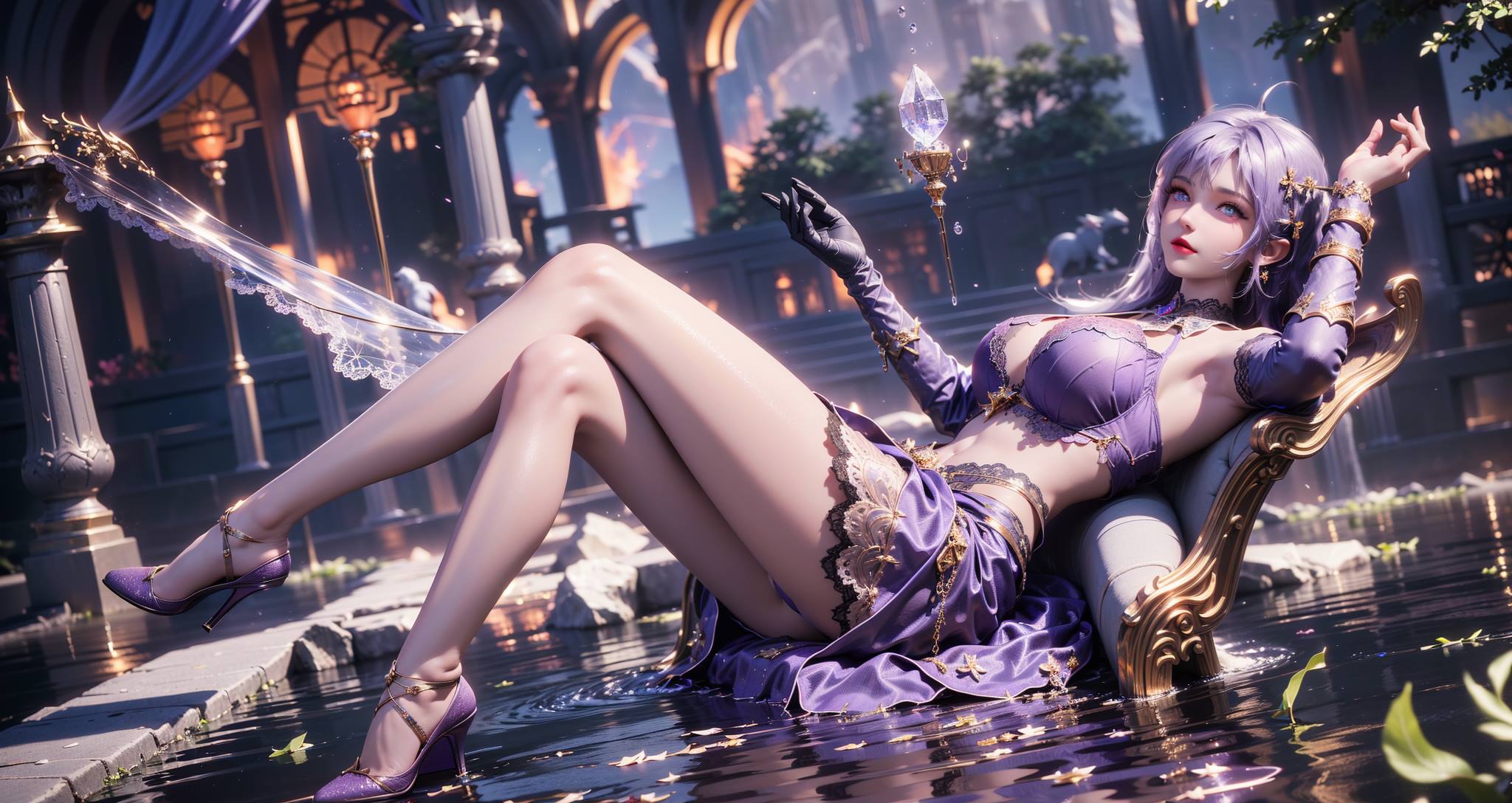 图片[26]-AI绘画 138 神印王座-圣采儿户外华丽[41P] – 速更版-美库