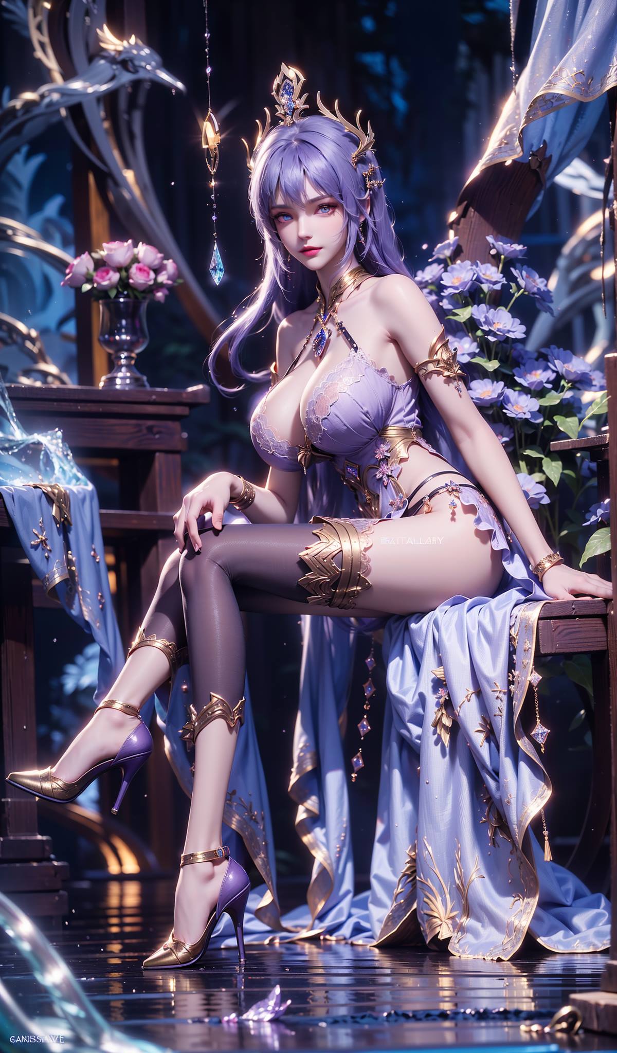 图片[35]-AI绘画 138 神印王座-圣采儿户外华丽[41P] – 速更版-美库