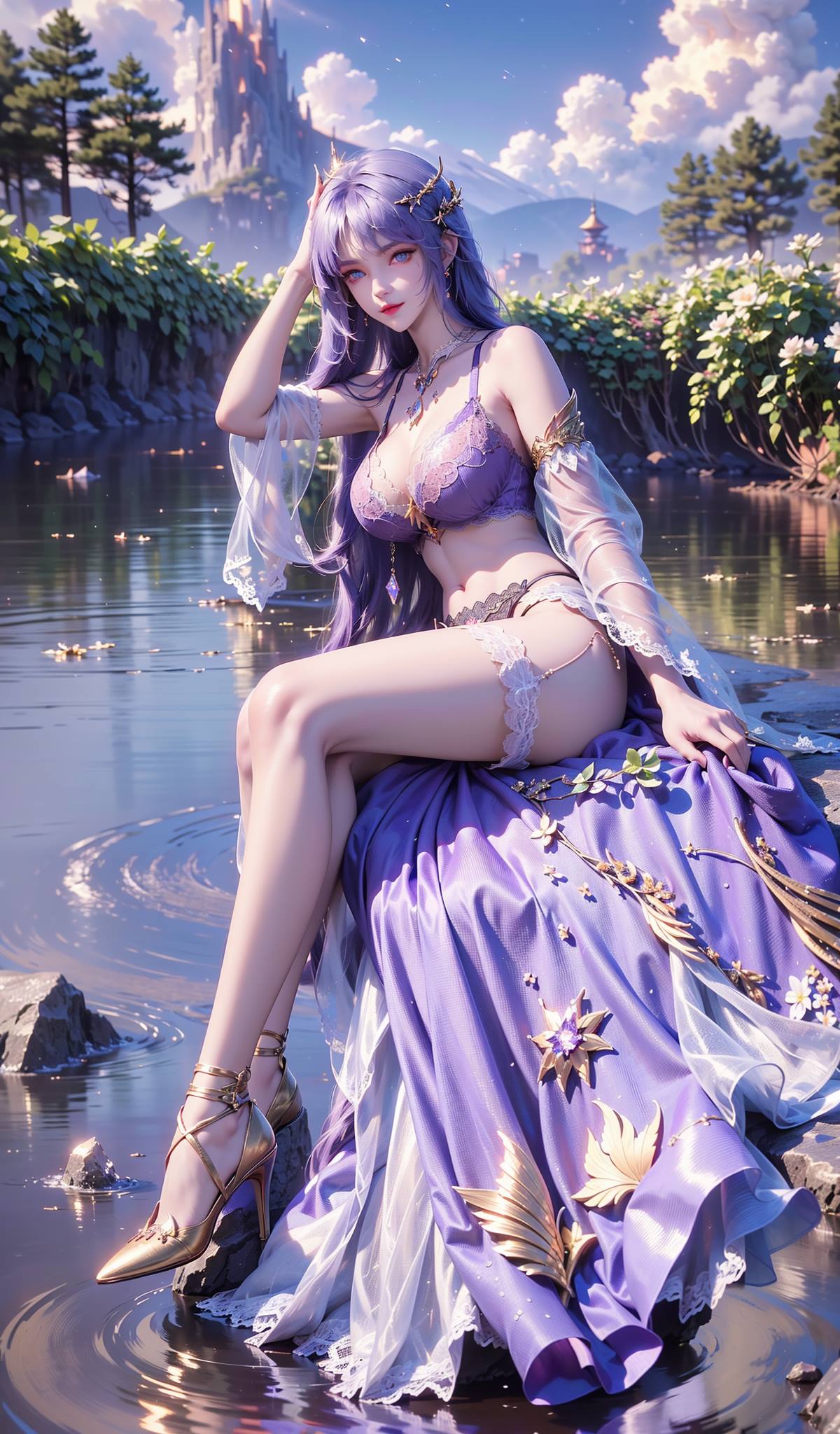 图片[36]-AI绘画 138 神印王座-圣采儿户外华丽[41P] – 速更版-美库