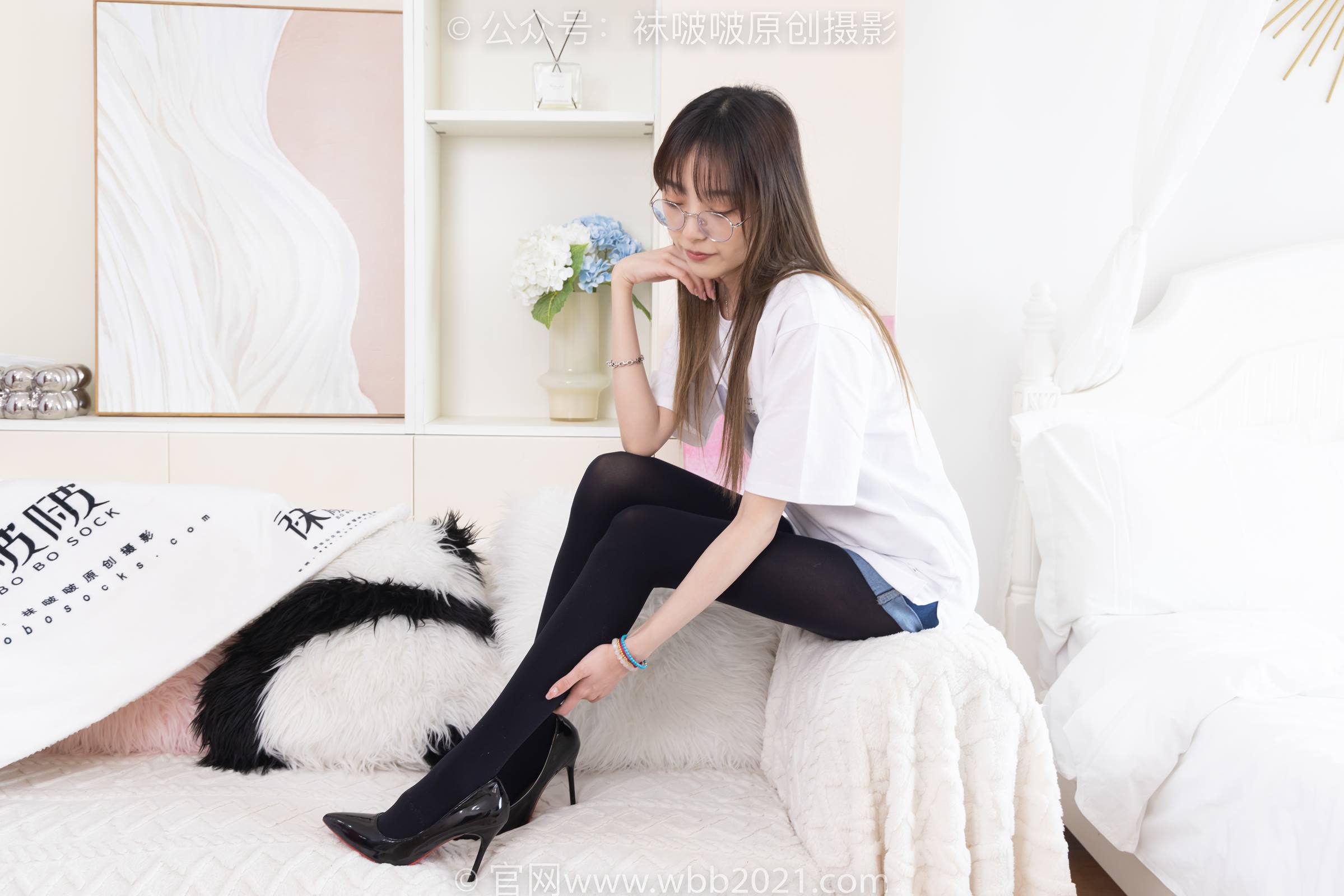 图片[10]-[BoBoSocks袜啵啵]NO.330 稚予-高跟鞋、厚黑丝[150P] – 速更版-美库