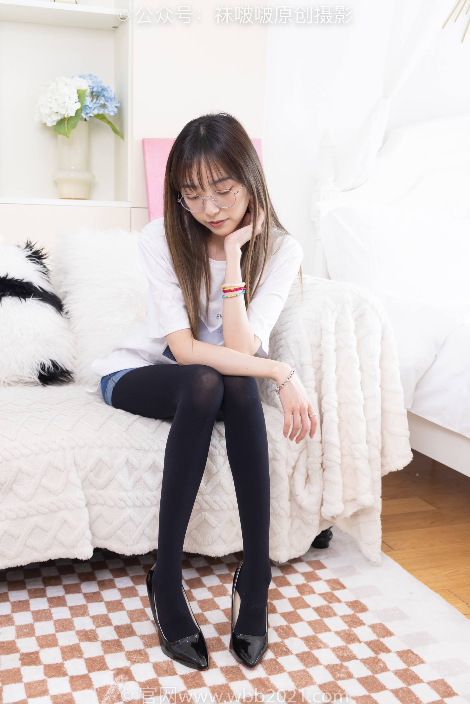 图片[15]-[BoBoSocks袜啵啵]NO.330 稚予-高跟鞋、厚黑丝[150P] – 速更版-美库