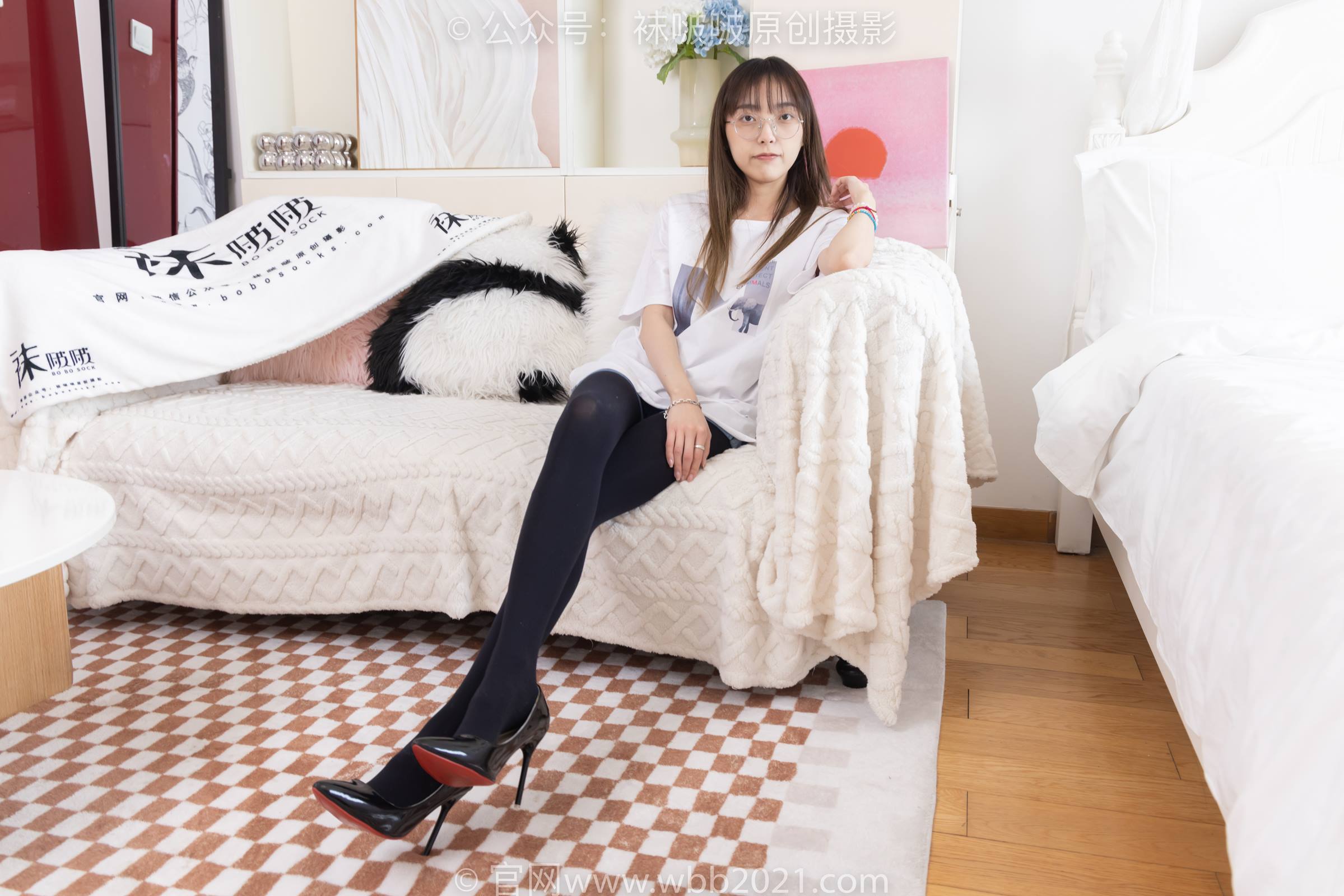 图片[17]-[BoBoSocks袜啵啵]NO.330 稚予-高跟鞋、厚黑丝[150P] – 速更版-美库