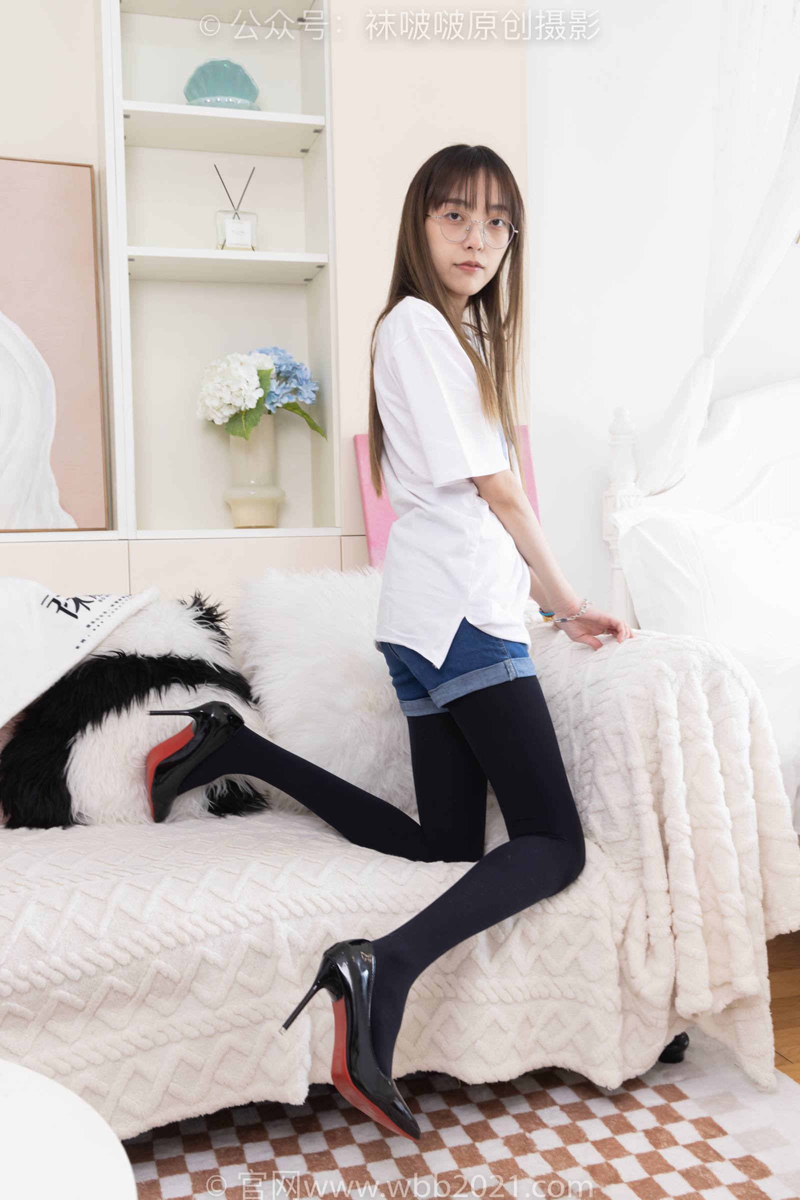 图片[30]-[BoBoSocks袜啵啵]NO.330 稚予-高跟鞋、厚黑丝[150P] – 速更版-美库