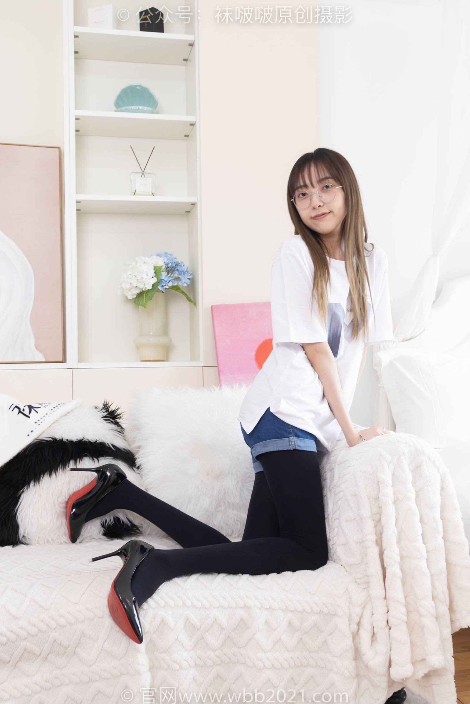 图片[31]-[BoBoSocks袜啵啵]NO.330 稚予-高跟鞋、厚黑丝[150P] – 速更版-美库