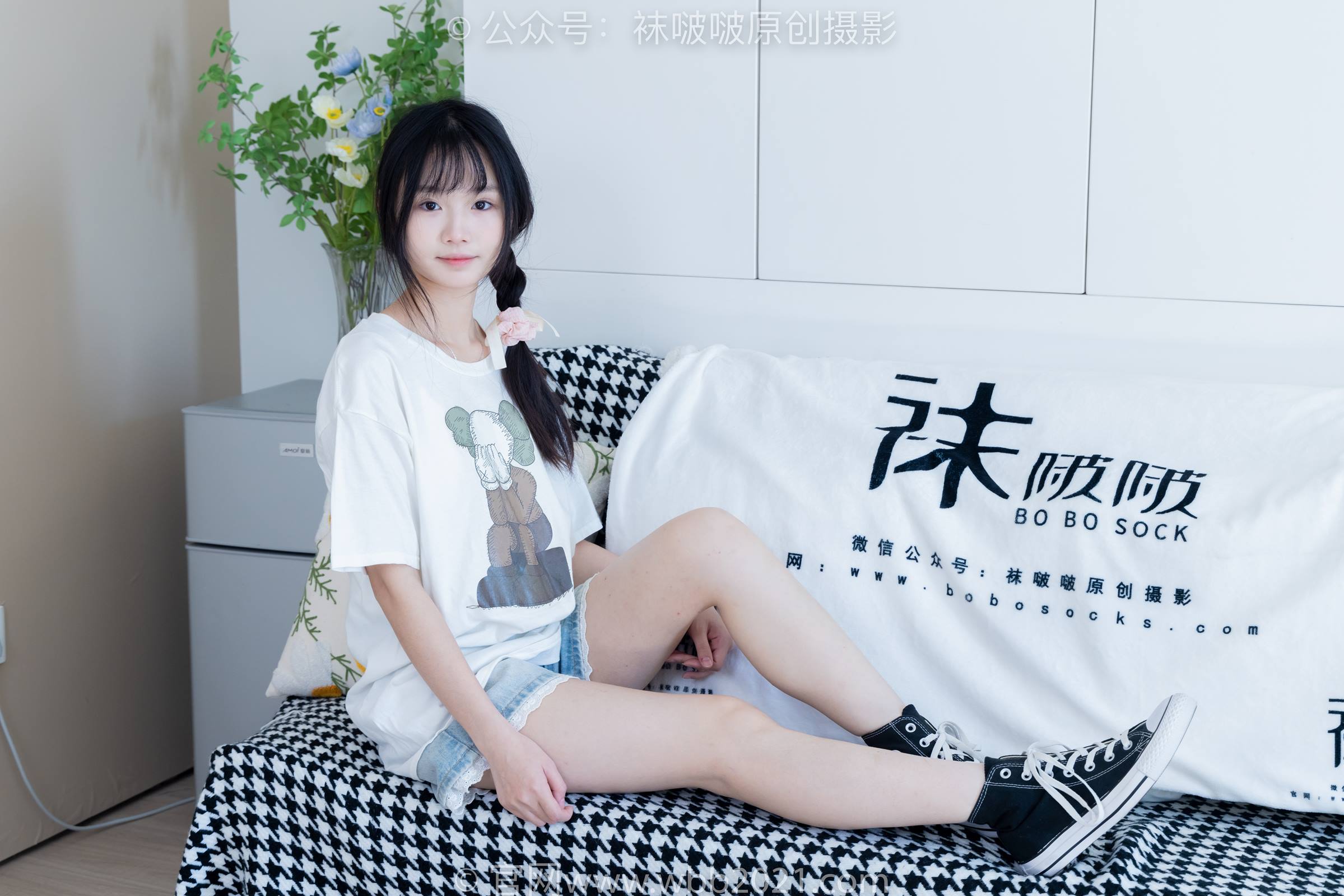 图片[17]-[BoBoSocks袜啵啵]NO.331 甜甜圈-板鞋、白棉袜、裸足[144P] – 速更版-美库