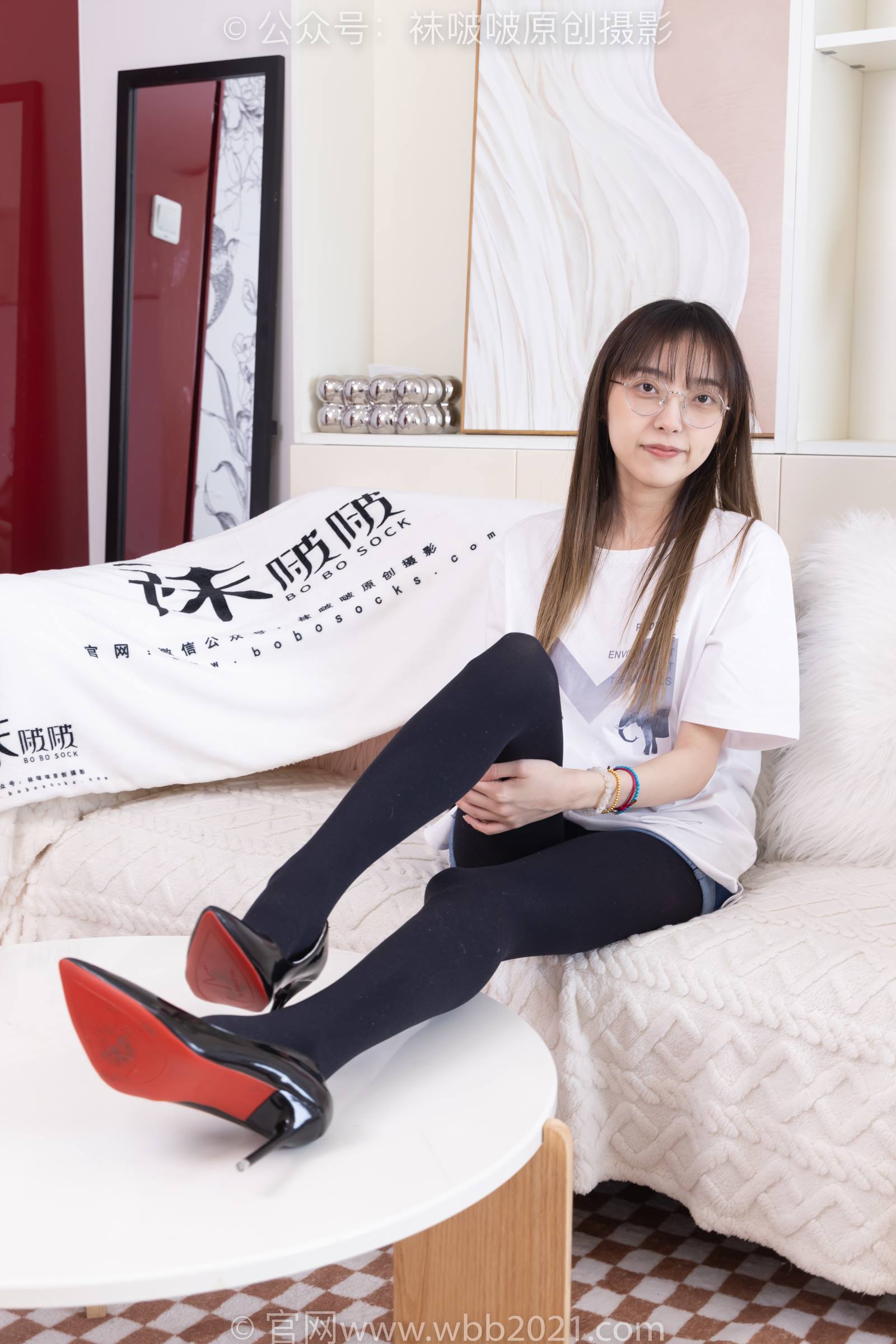 图片[39]-[BoBoSocks袜啵啵]NO.330 稚予-高跟鞋、厚黑丝[150P] – 速更版-美库