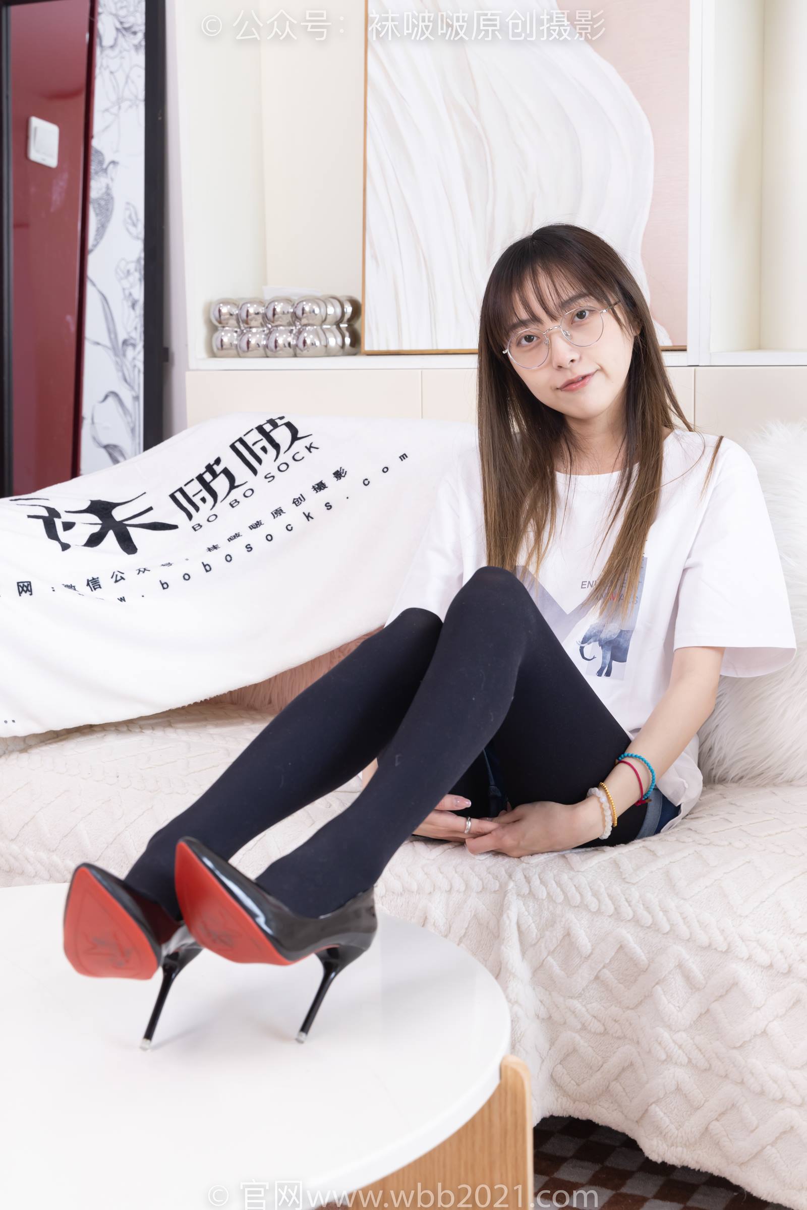 图片[40]-[BoBoSocks袜啵啵]NO.330 稚予-高跟鞋、厚黑丝[150P] – 速更版-美库