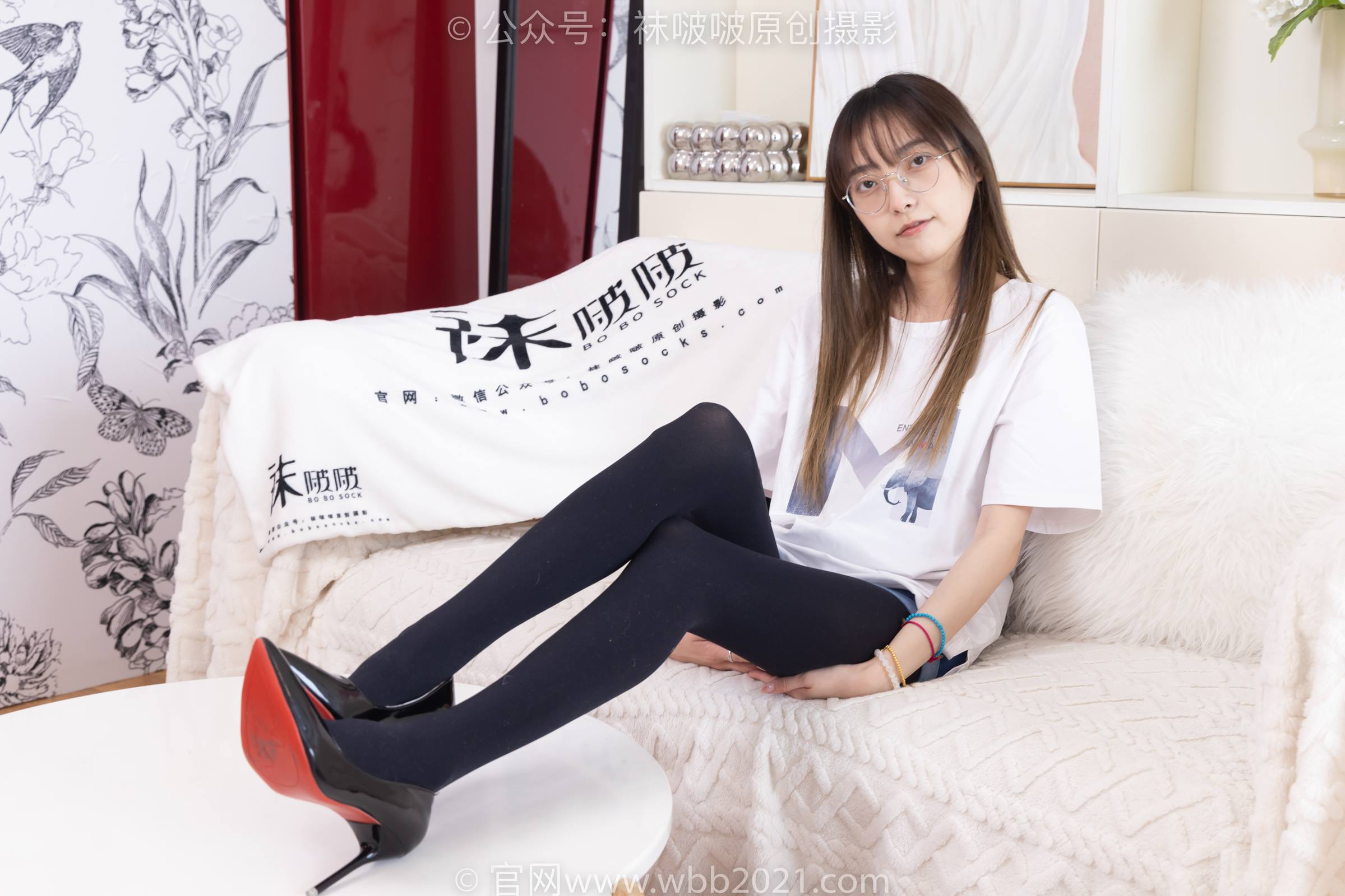 图片[41]-[BoBoSocks袜啵啵]NO.330 稚予-高跟鞋、厚黑丝[150P] – 速更版-美库