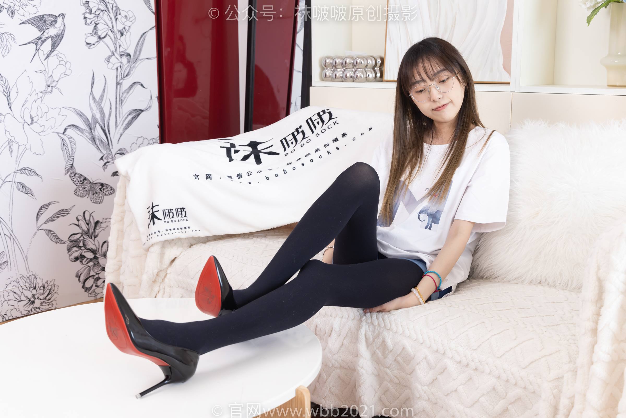 图片[42]-[BoBoSocks袜啵啵]NO.330 稚予-高跟鞋、厚黑丝[150P] – 速更版-美库