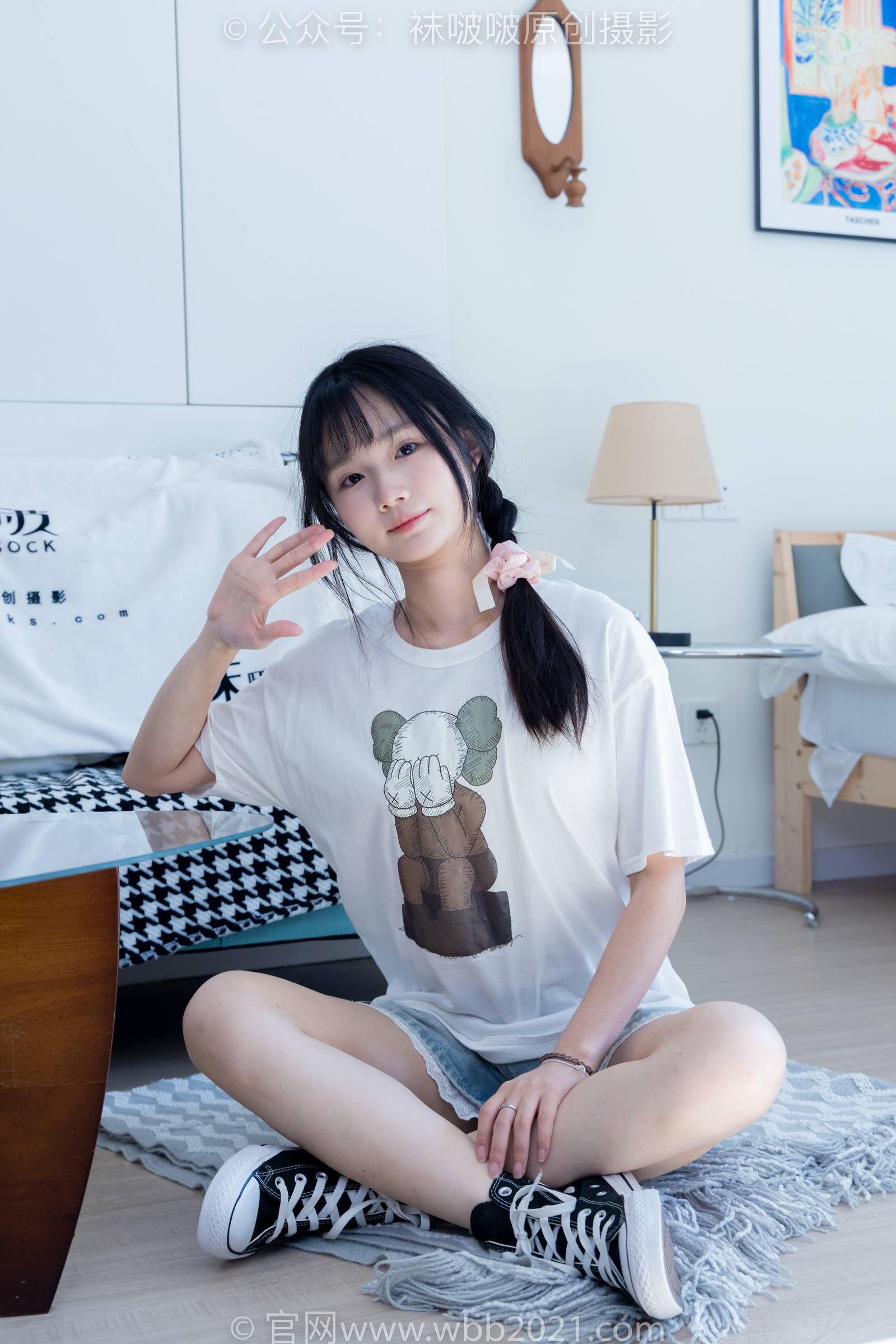 图片[31]-[BoBoSocks袜啵啵]NO.331 甜甜圈-板鞋、白棉袜、裸足[144P] – 速更版-美库