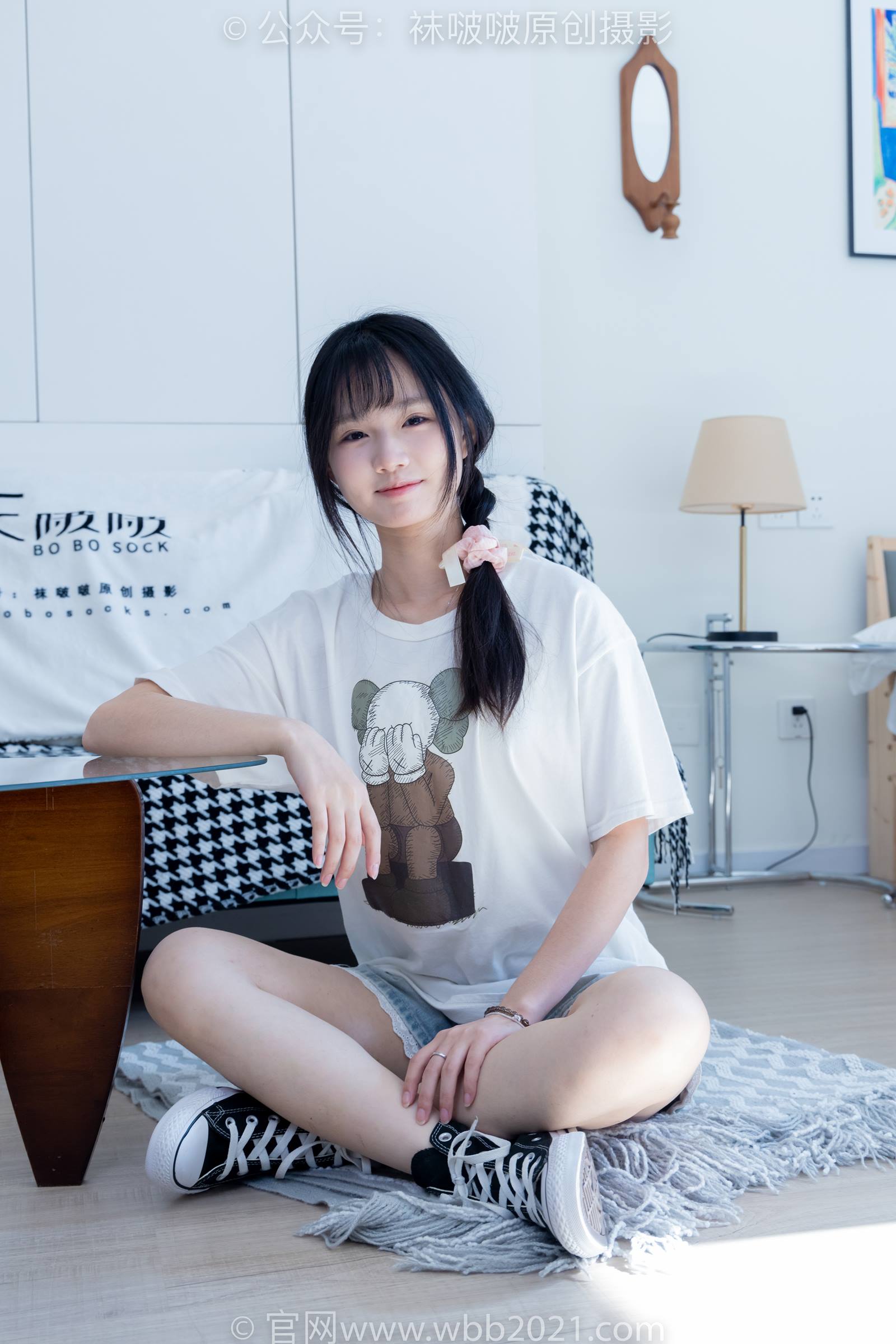 图片[32]-[BoBoSocks袜啵啵]NO.331 甜甜圈-板鞋、白棉袜、裸足[144P] – 速更版-美库