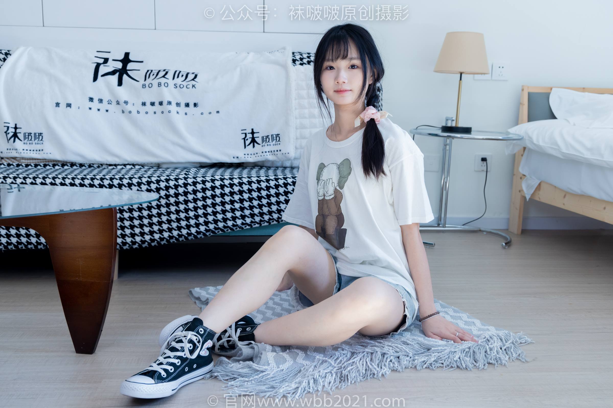 图片[34]-[BoBoSocks袜啵啵]NO.331 甜甜圈-板鞋、白棉袜、裸足[144P] – 速更版-美库