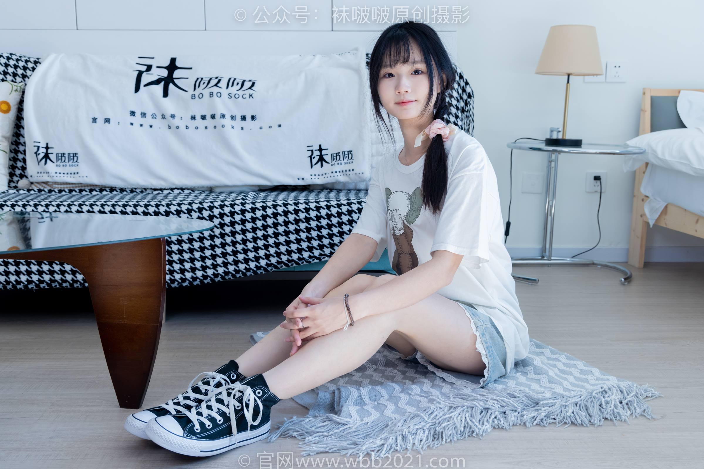 图片[35]-[BoBoSocks袜啵啵]NO.331 甜甜圈-板鞋、白棉袜、裸足[144P] – 速更版-美库