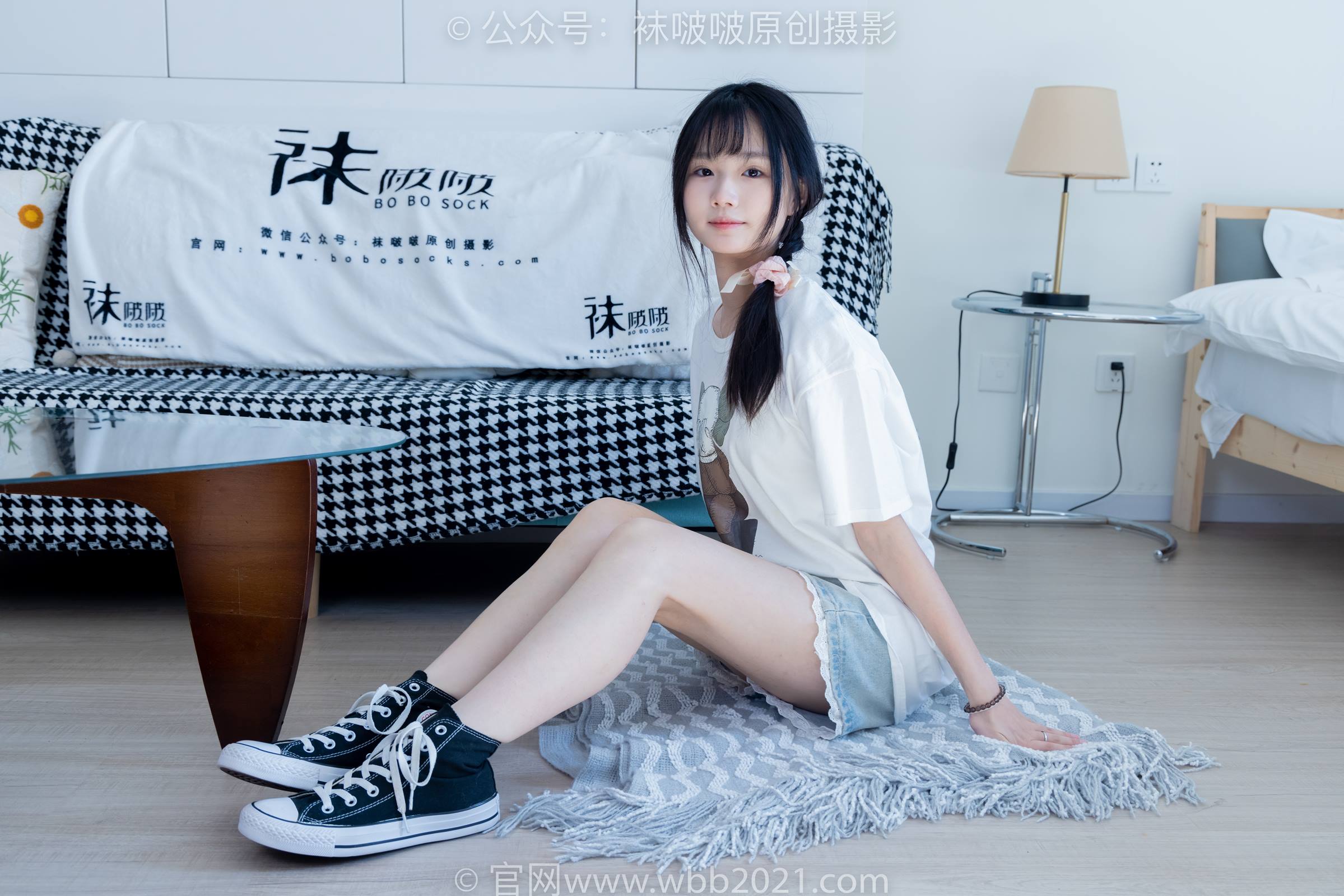 图片[36]-[BoBoSocks袜啵啵]NO.331 甜甜圈-板鞋、白棉袜、裸足[144P] – 速更版-美库