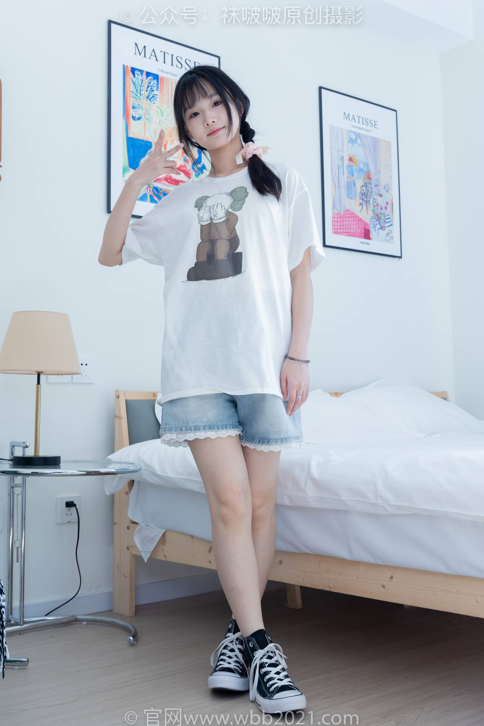 图片[41]-[BoBoSocks袜啵啵]NO.331 甜甜圈-板鞋、白棉袜、裸足[144P] – 速更版-美库