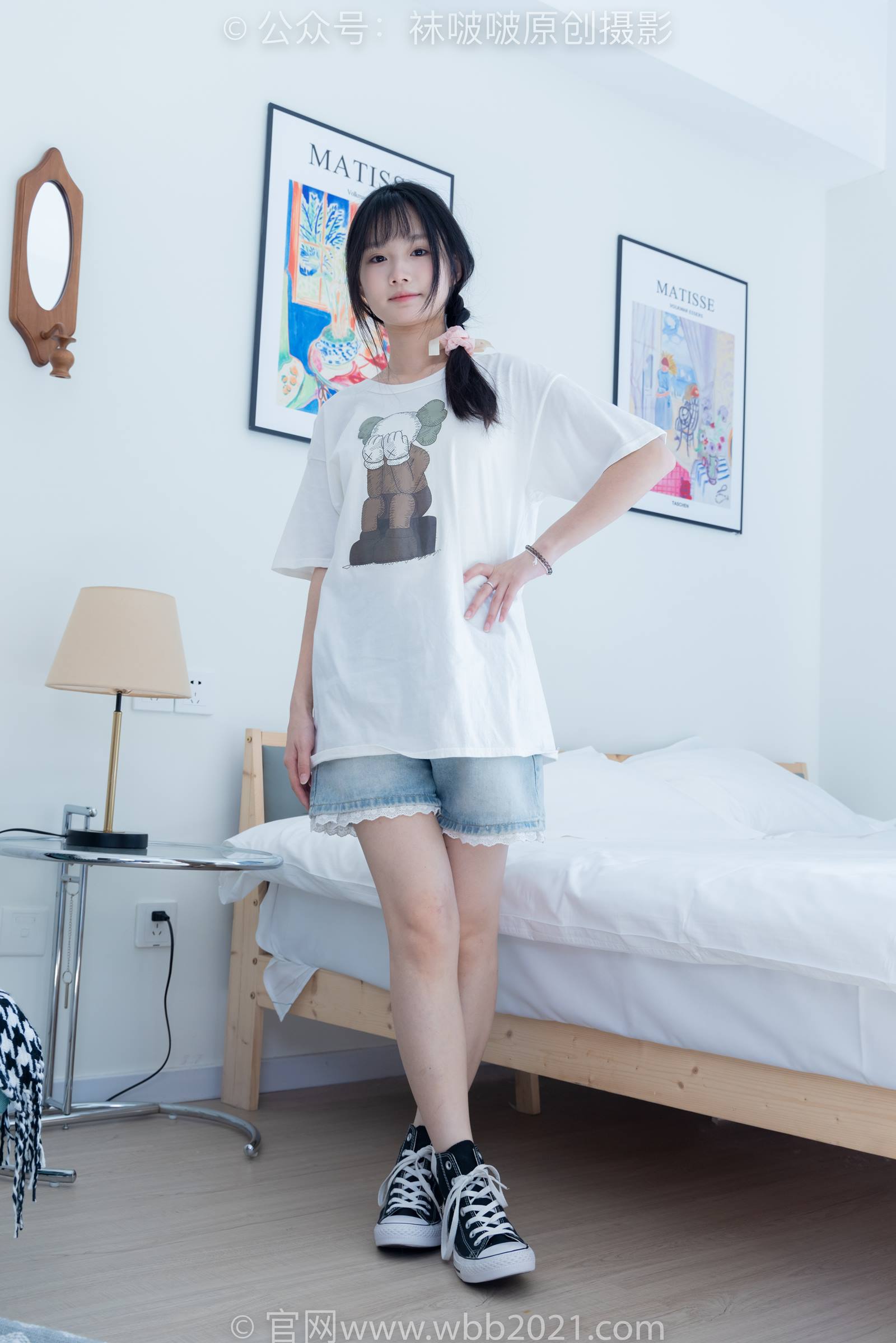 图片[43]-[BoBoSocks袜啵啵]NO.331 甜甜圈-板鞋、白棉袜、裸足[144P] – 速更版-美库