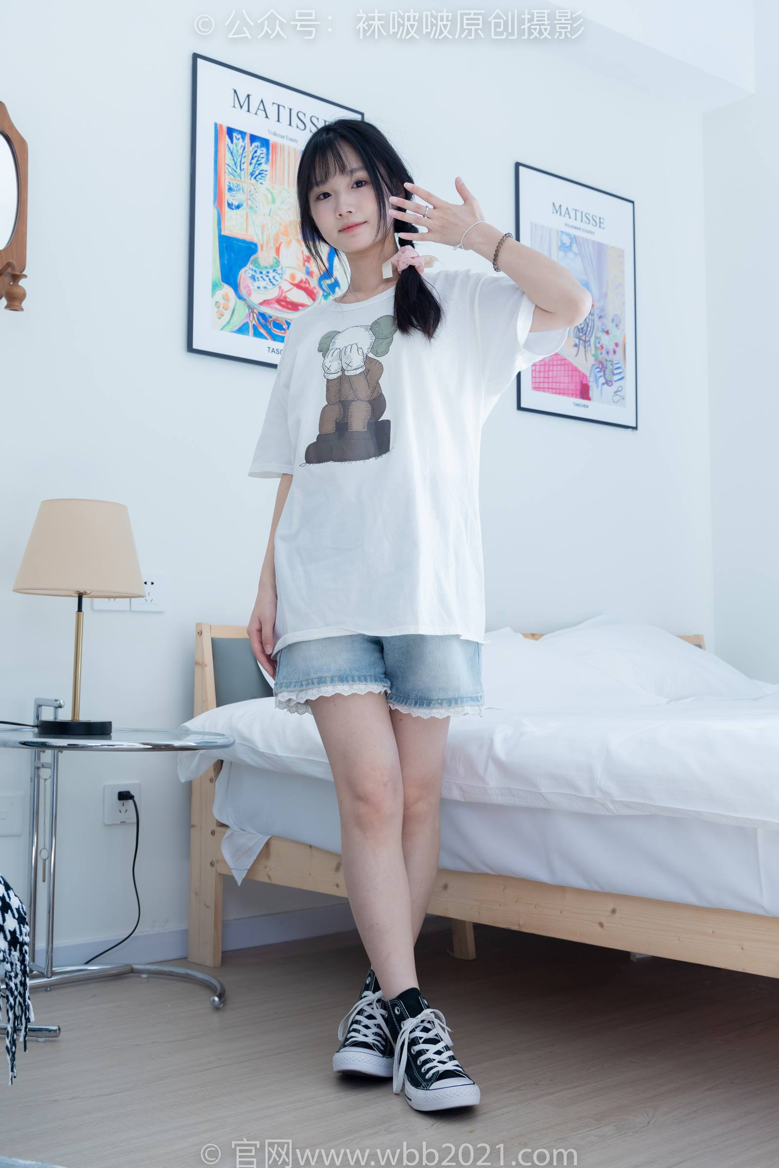 图片[44]-[BoBoSocks袜啵啵]NO.331 甜甜圈-板鞋、白棉袜、裸足[144P] – 速更版-美库