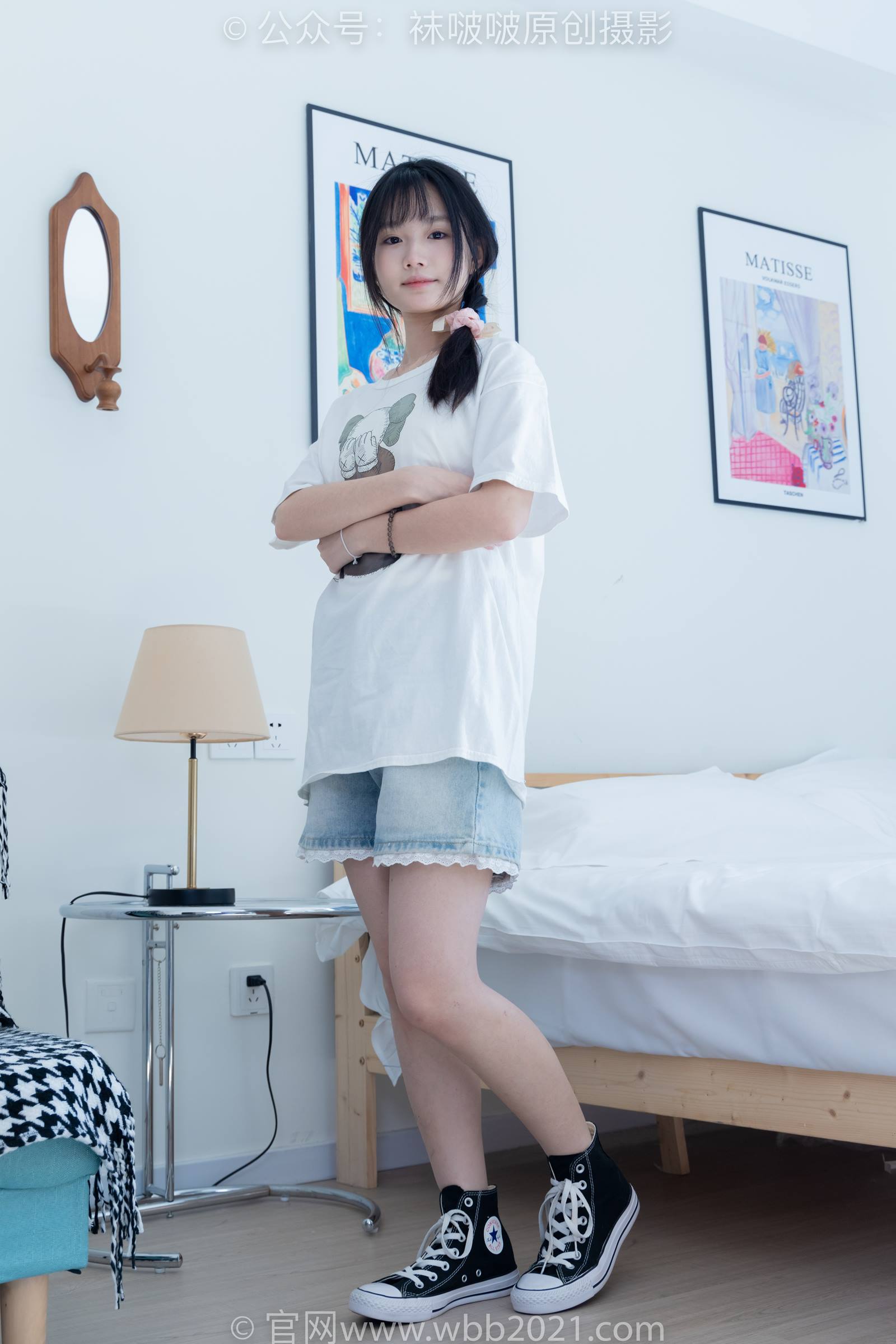 图片[45]-[BoBoSocks袜啵啵]NO.331 甜甜圈-板鞋、白棉袜、裸足[144P] – 速更版-美库