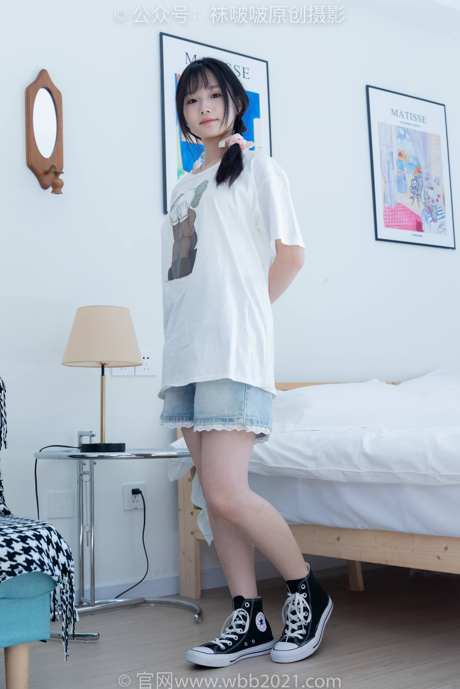 图片[46]-[BoBoSocks袜啵啵]NO.331 甜甜圈-板鞋、白棉袜、裸足[144P] – 速更版-美库