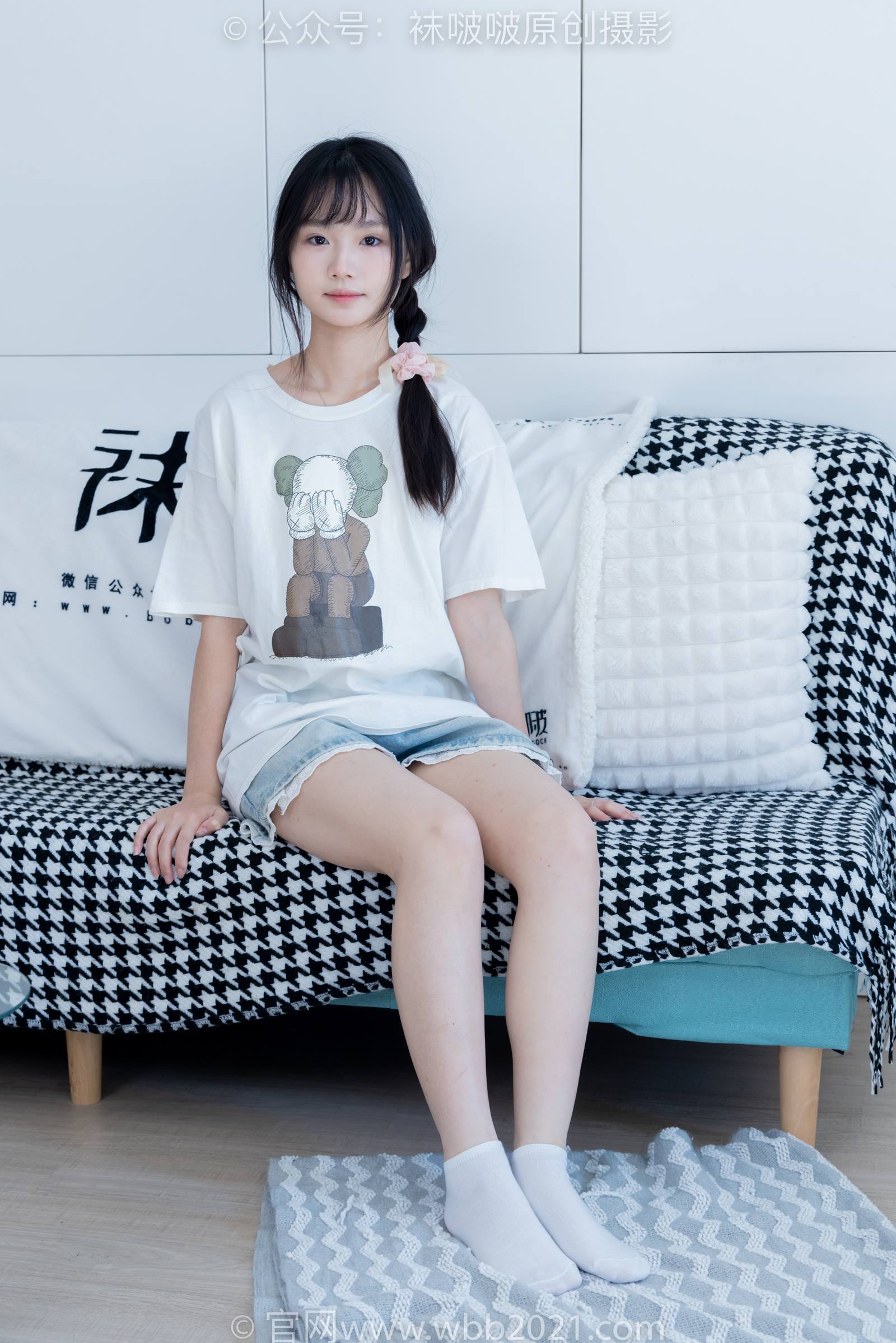 图片[51]-[BoBoSocks袜啵啵]NO.331 甜甜圈-板鞋、白棉袜、裸足[144P] – 速更版-美库