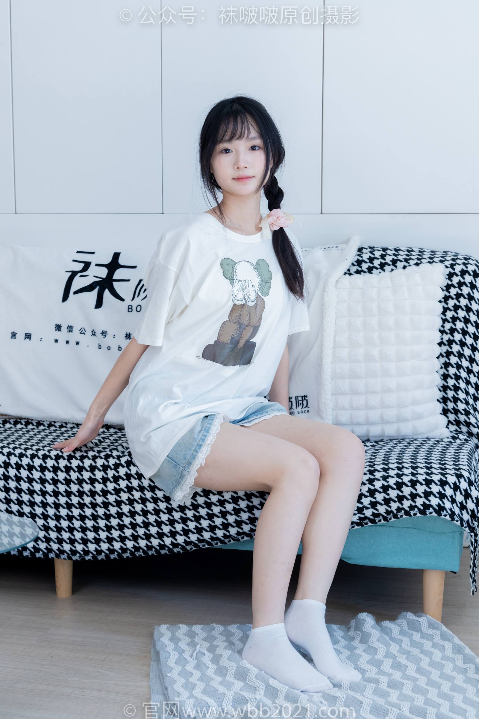 图片[52]-[BoBoSocks袜啵啵]NO.331 甜甜圈-板鞋、白棉袜、裸足[144P] – 速更版-美库