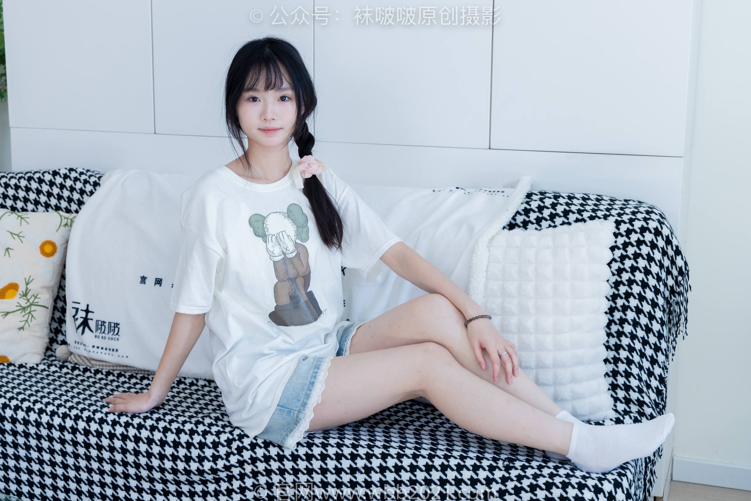 图片[54]-[BoBoSocks袜啵啵]NO.331 甜甜圈-板鞋、白棉袜、裸足[144P] – 速更版-美库