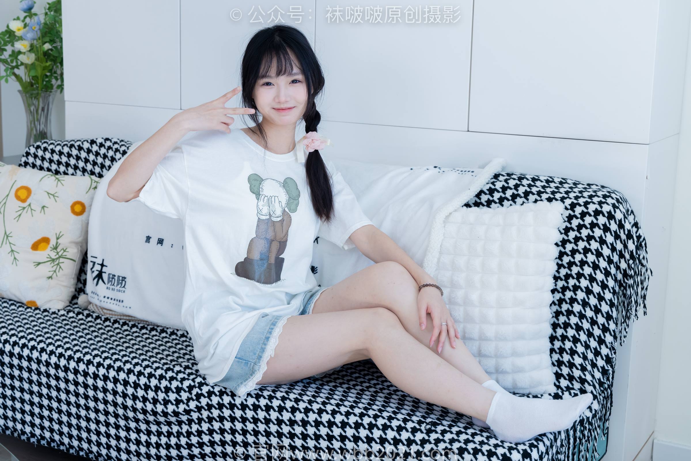 图片[55]-[BoBoSocks袜啵啵]NO.331 甜甜圈-板鞋、白棉袜、裸足[144P] – 速更版-美库