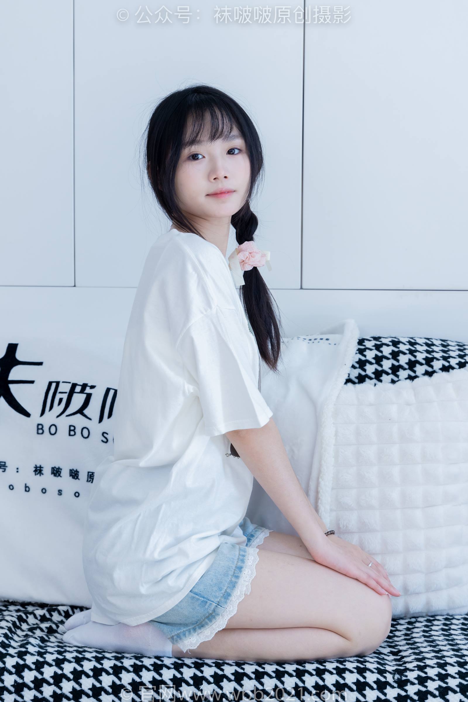 图片[66]-[BoBoSocks袜啵啵]NO.331 甜甜圈-板鞋、白棉袜、裸足[144P] – 速更版-美库