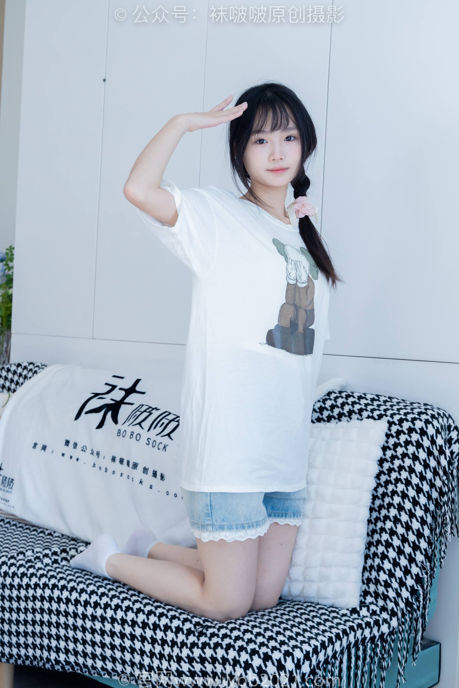图片[70]-[BoBoSocks袜啵啵]NO.331 甜甜圈-板鞋、白棉袜、裸足[144P] – 速更版-美库