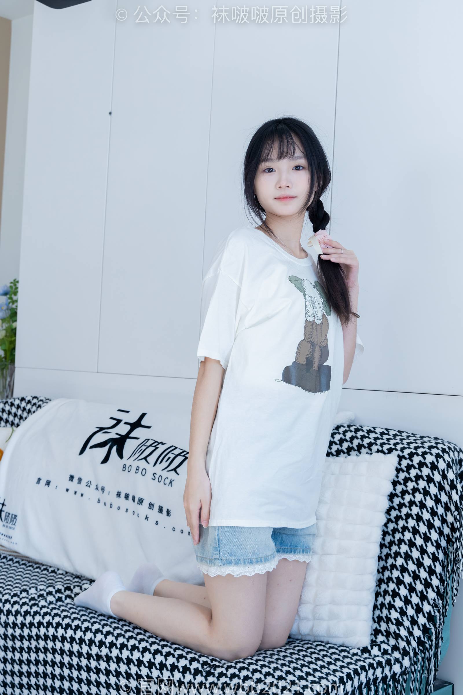 图片[71]-[BoBoSocks袜啵啵]NO.331 甜甜圈-板鞋、白棉袜、裸足[144P] – 速更版-美库
