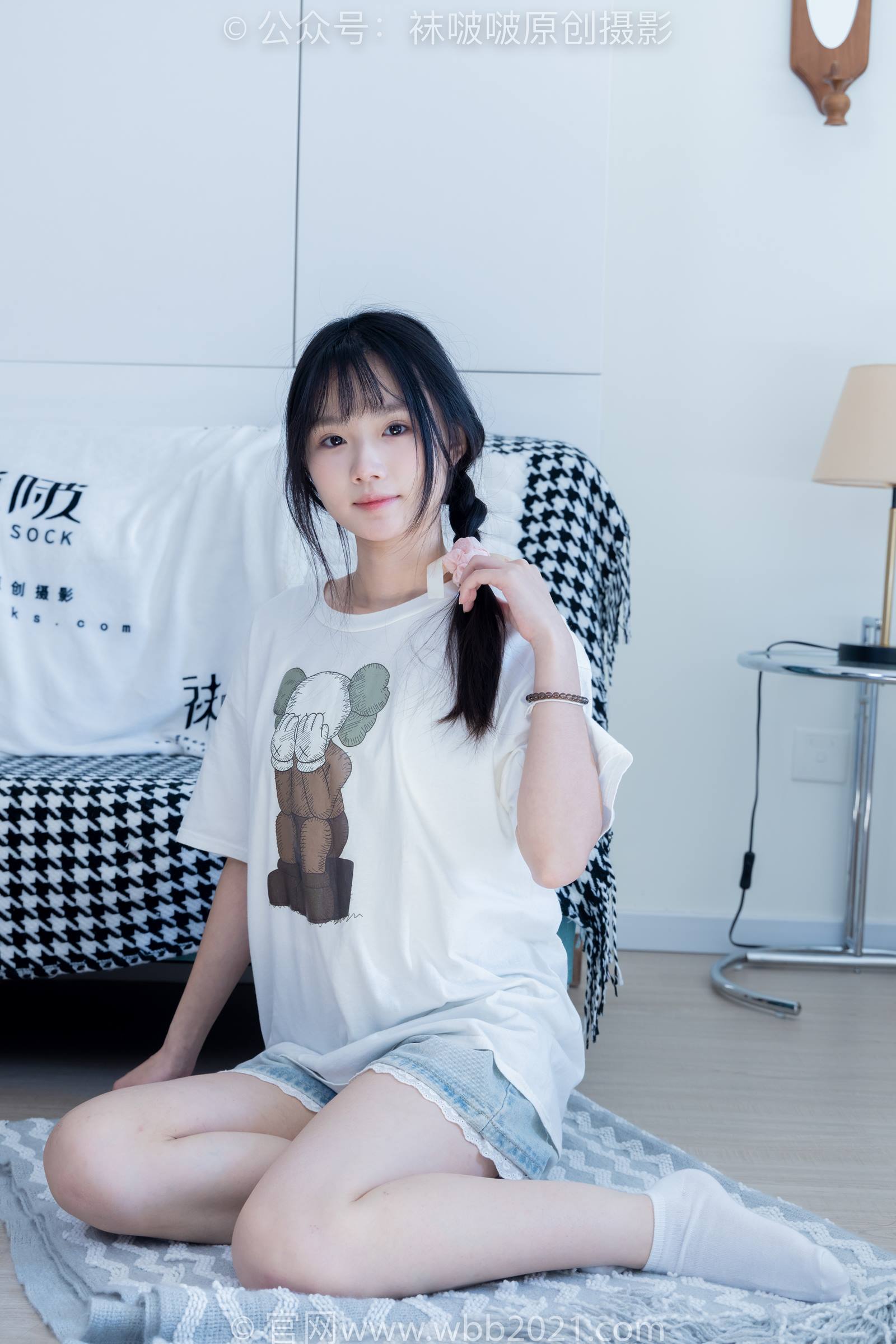 图片[83]-[BoBoSocks袜啵啵]NO.331 甜甜圈-板鞋、白棉袜、裸足[144P] – 速更版-美库