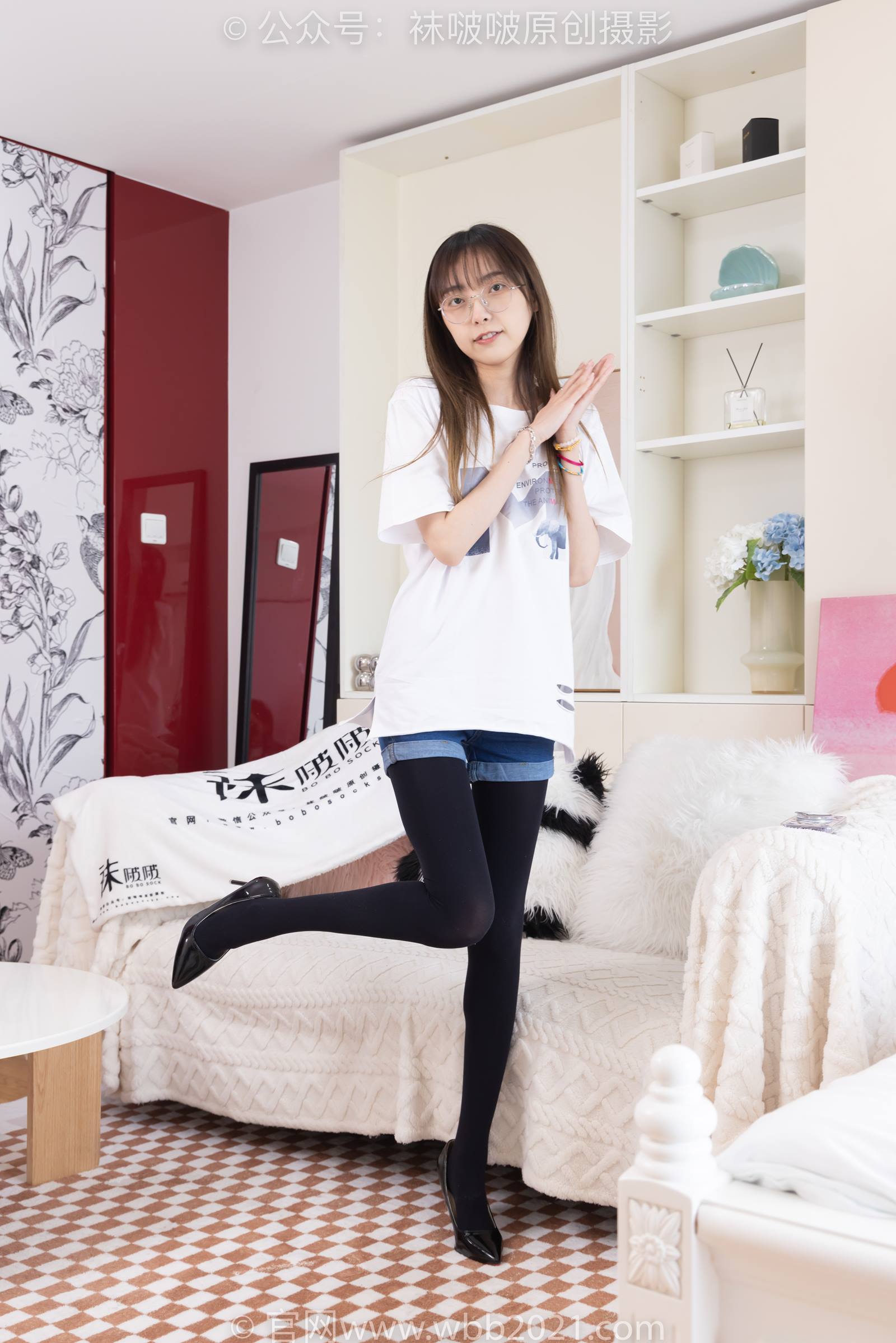 图片[148]-[BoBoSocks袜啵啵]NO.330 稚予-高跟鞋、厚黑丝[150P] – 速更版-美库