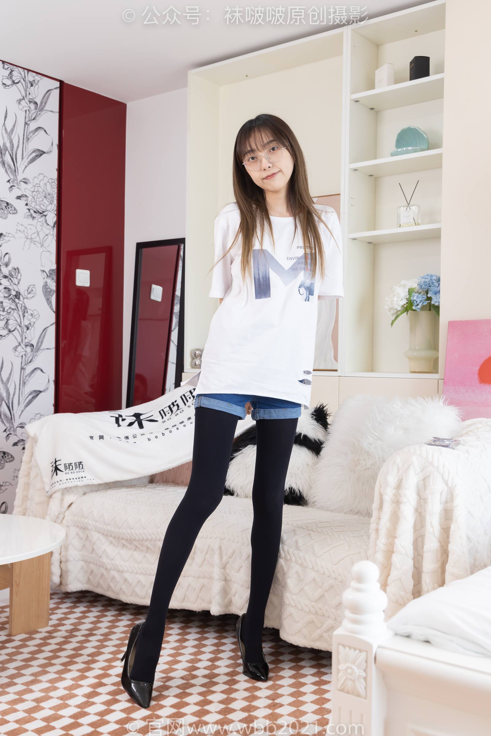 图片[150]-[BoBoSocks袜啵啵]NO.330 稚予-高跟鞋、厚黑丝[150P] – 速更版-美库