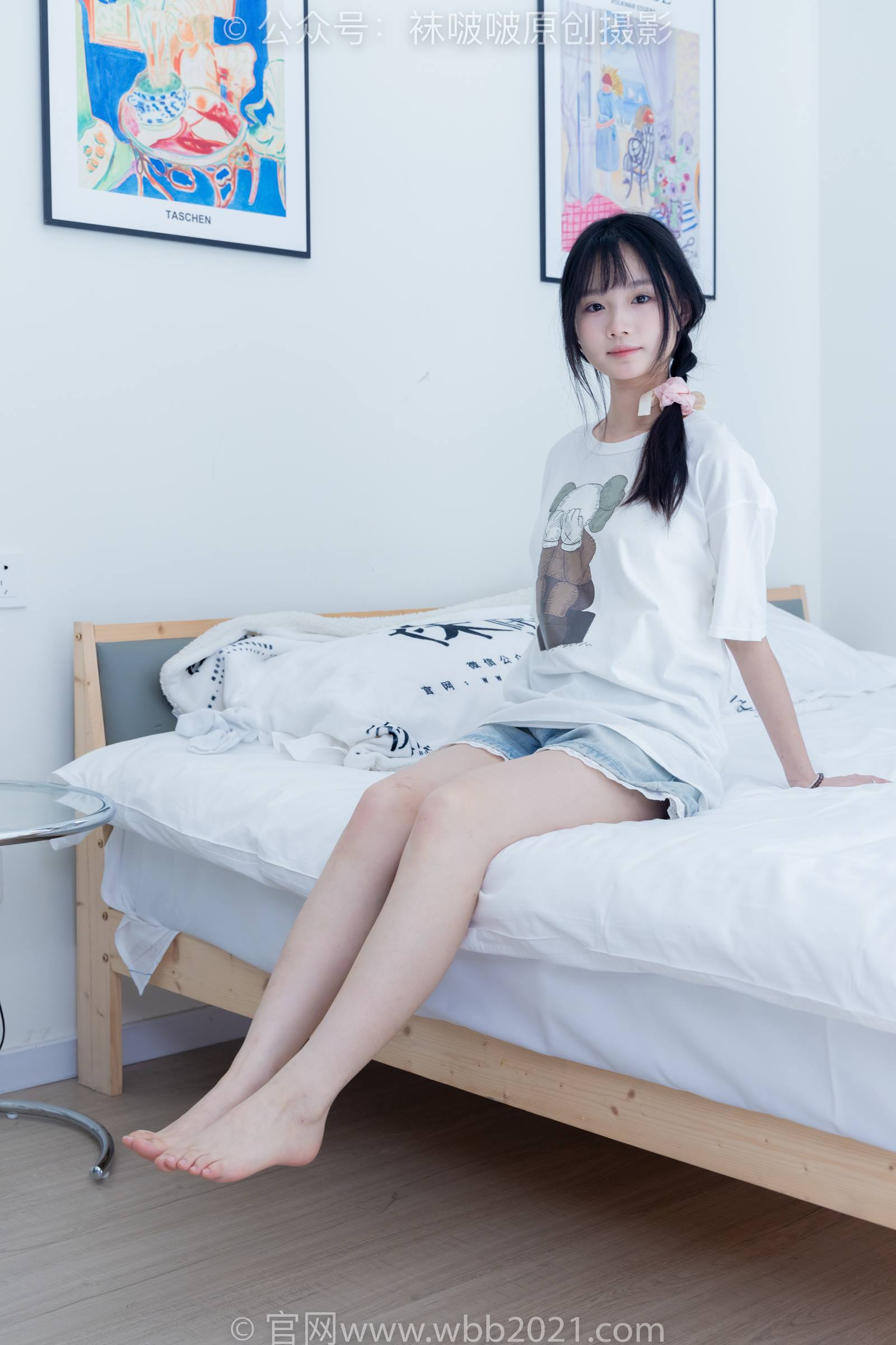 图片[127]-[BoBoSocks袜啵啵]NO.331 甜甜圈-板鞋、白棉袜、裸足[144P] – 速更版-美库