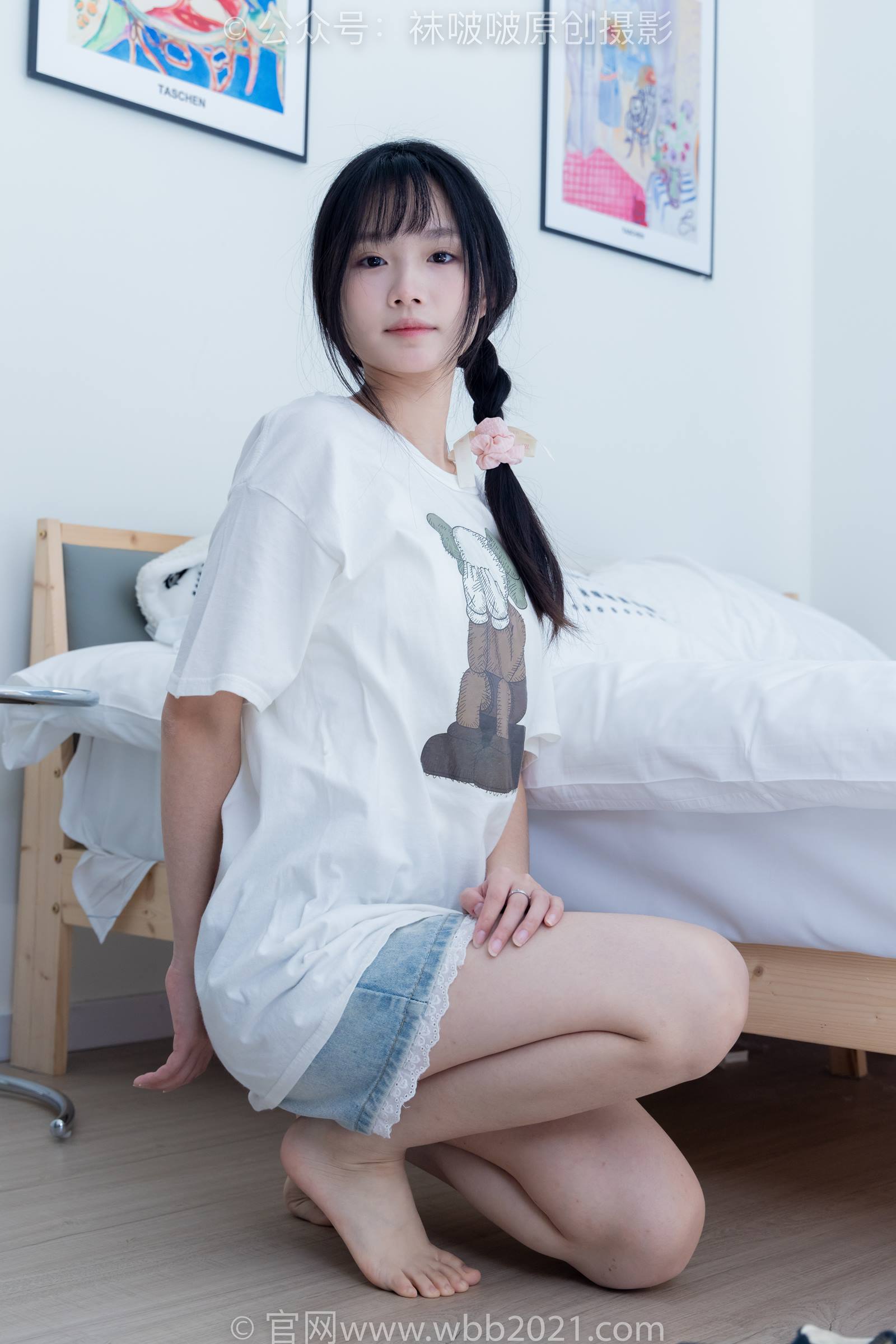 图片[135]-[BoBoSocks袜啵啵]NO.331 甜甜圈-板鞋、白棉袜、裸足[144P] – 速更版-美库