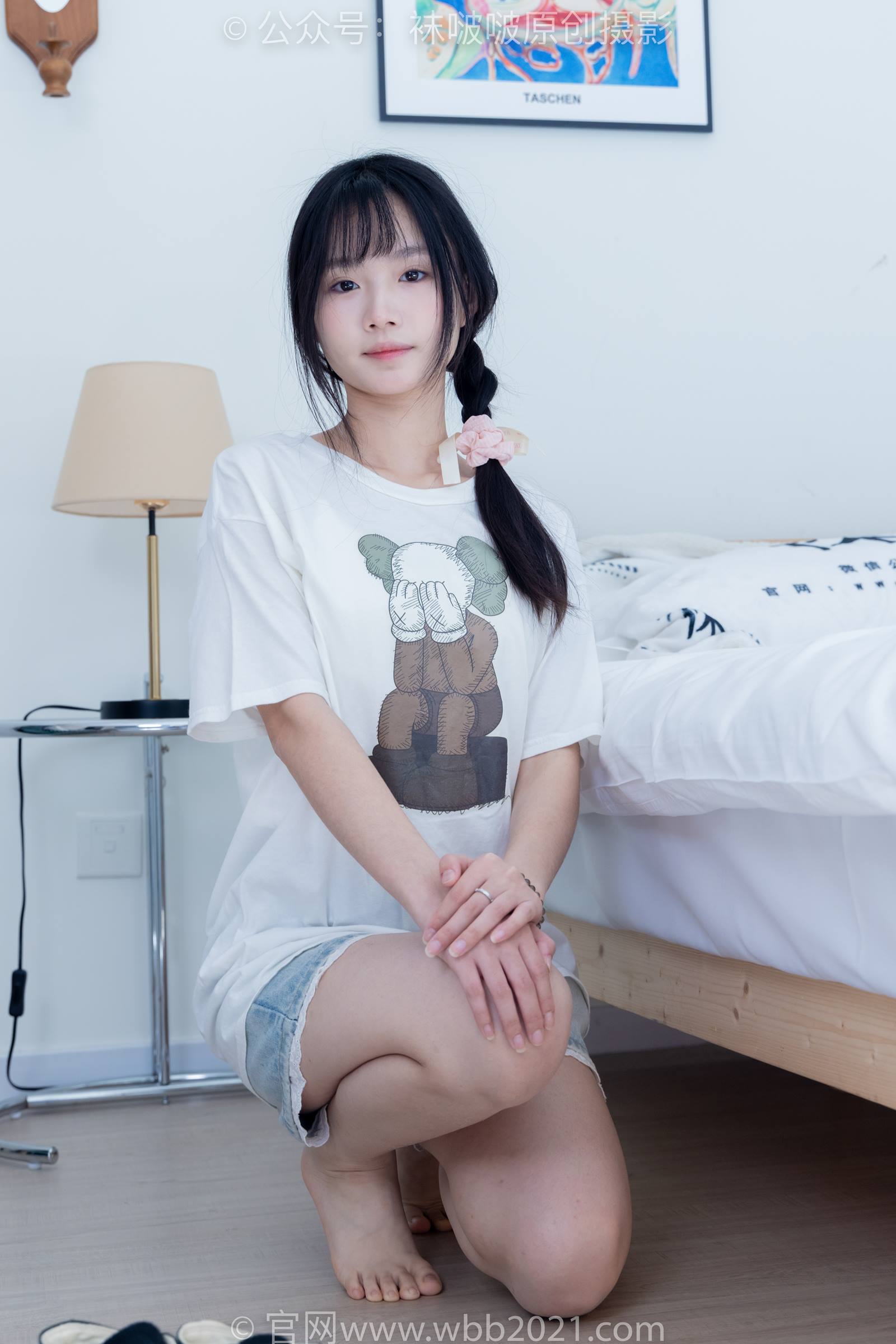 图片[136]-[BoBoSocks袜啵啵]NO.331 甜甜圈-板鞋、白棉袜、裸足[144P] – 速更版-美库