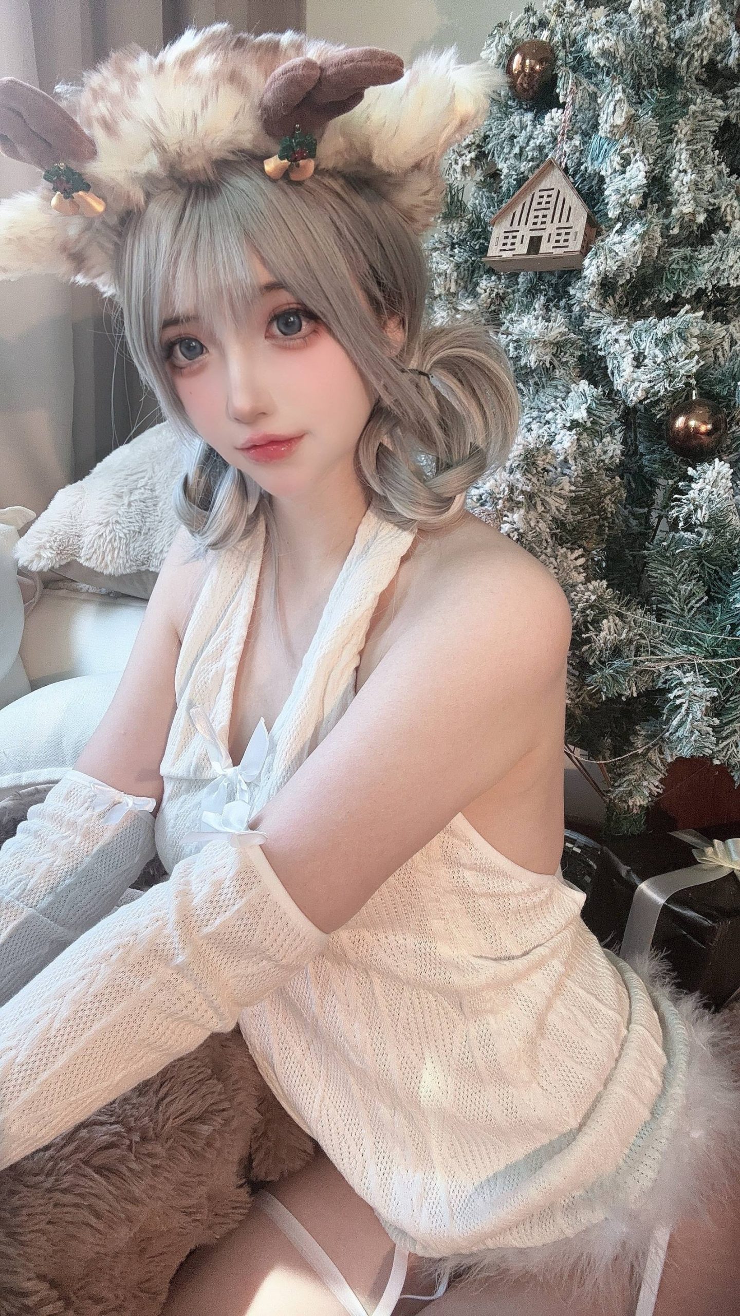 图片[44]-疯猫ss  圣诞特典&白色毛衣[71P] – 速更版-美库