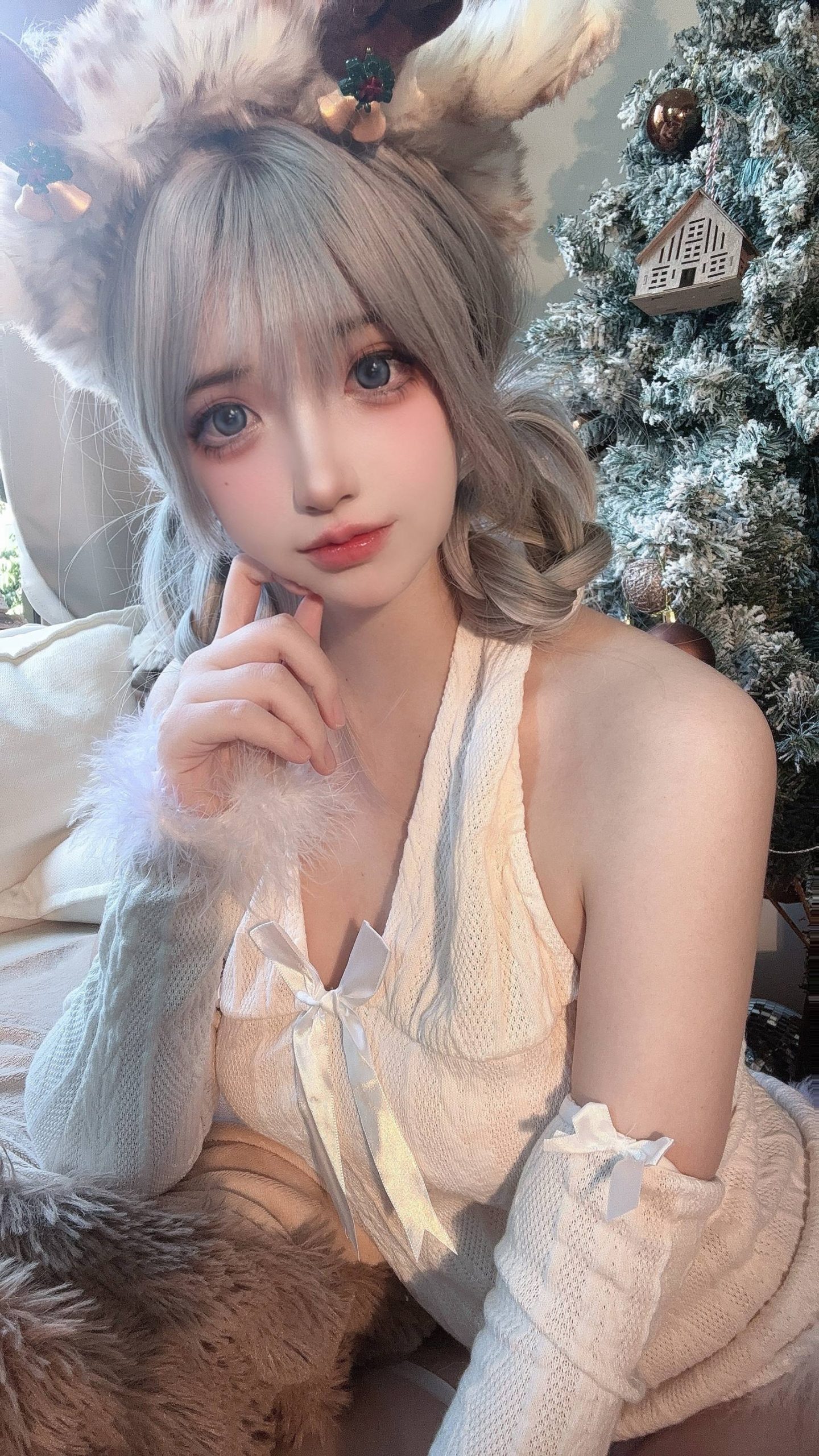 图片[41]-疯猫ss  圣诞特典&白色毛衣[71P] – 速更版-美库