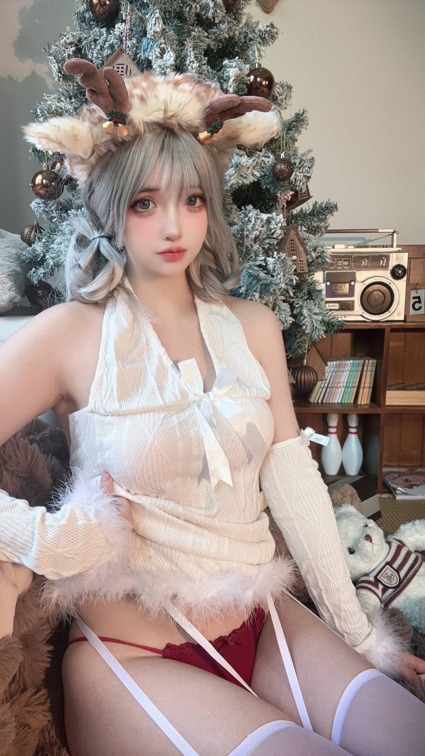 图片[37]-疯猫ss  圣诞特典&白色毛衣[71P] – 速更版-美库