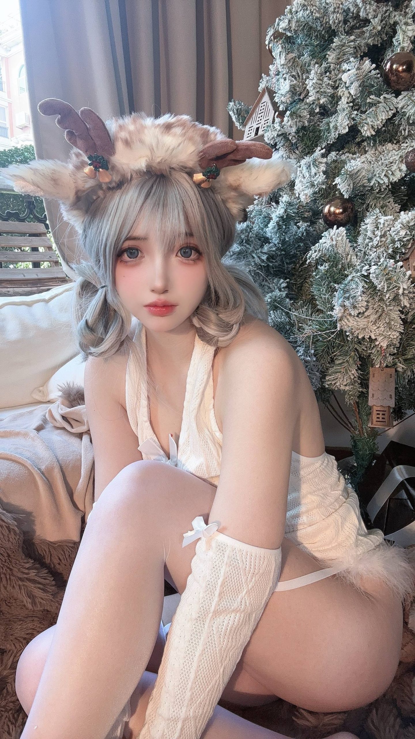 图片[34]-疯猫ss  圣诞特典&白色毛衣[71P] – 速更版-美库