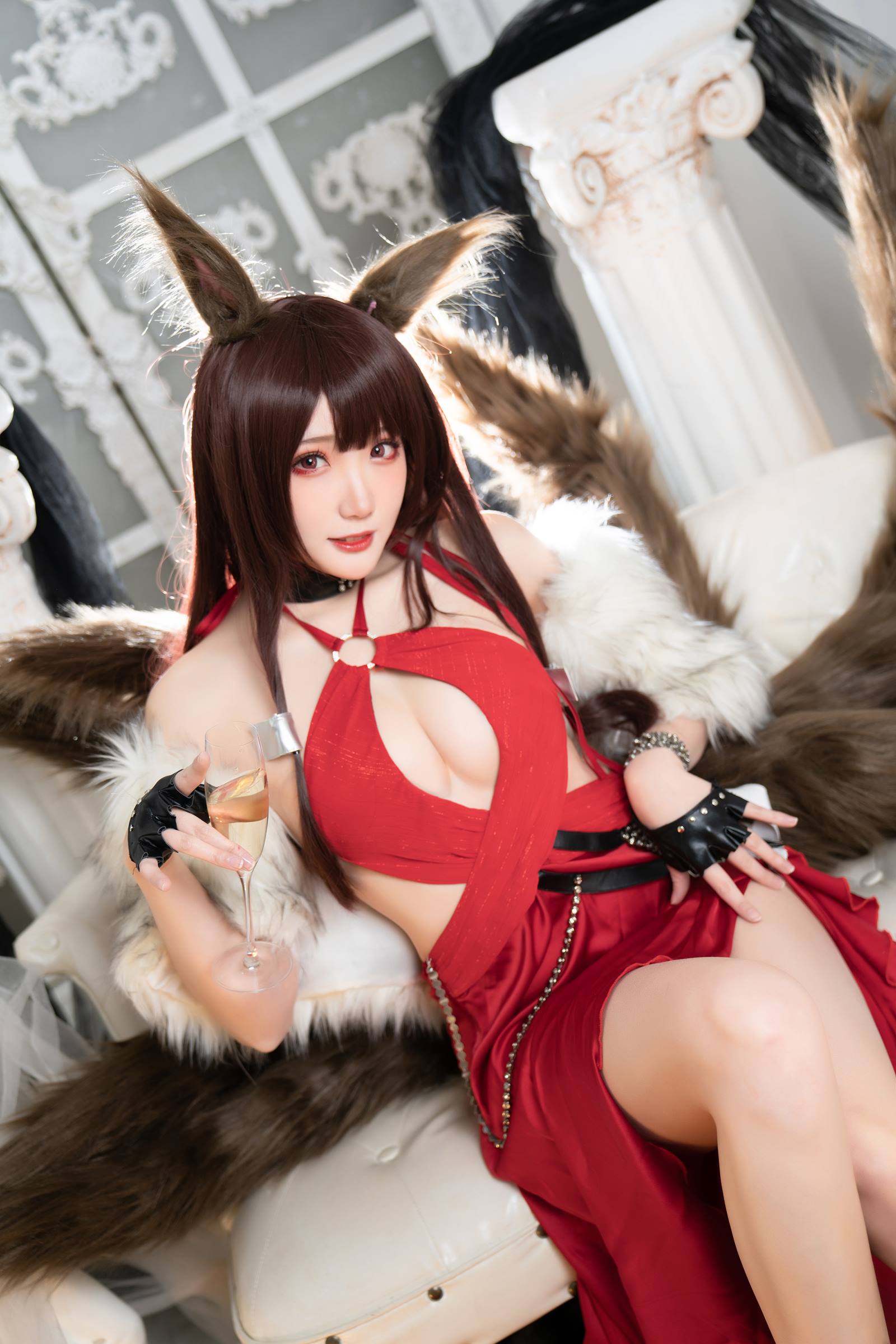 图片[12]-Momoko葵葵  & 瓜希酱 – 碧蓝航线赤城&加贺 礼服[46P] – 速更版-美库