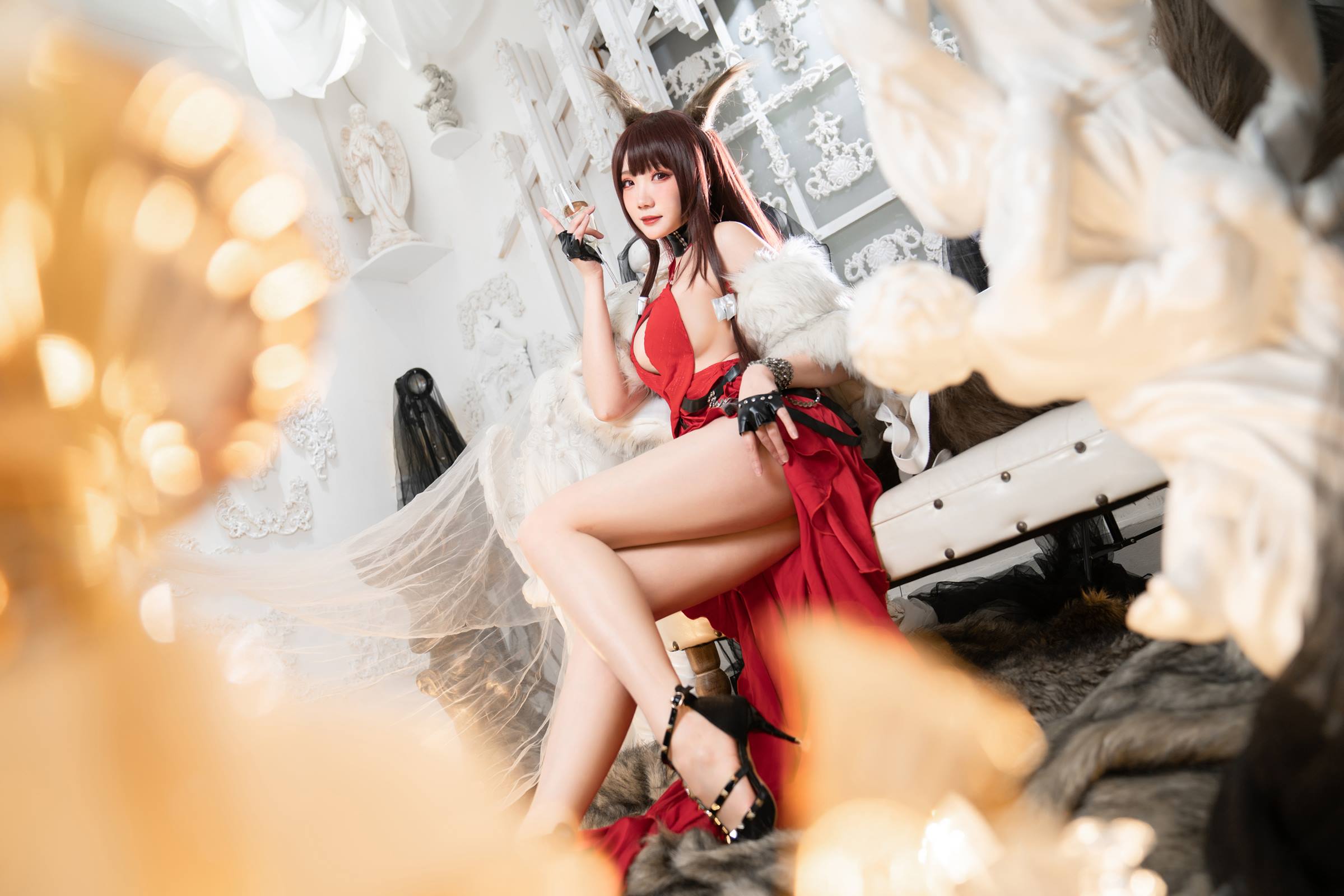 图片[15]-Momoko葵葵  & 瓜希酱 – 碧蓝航线赤城&加贺 礼服[46P] – 速更版-美库