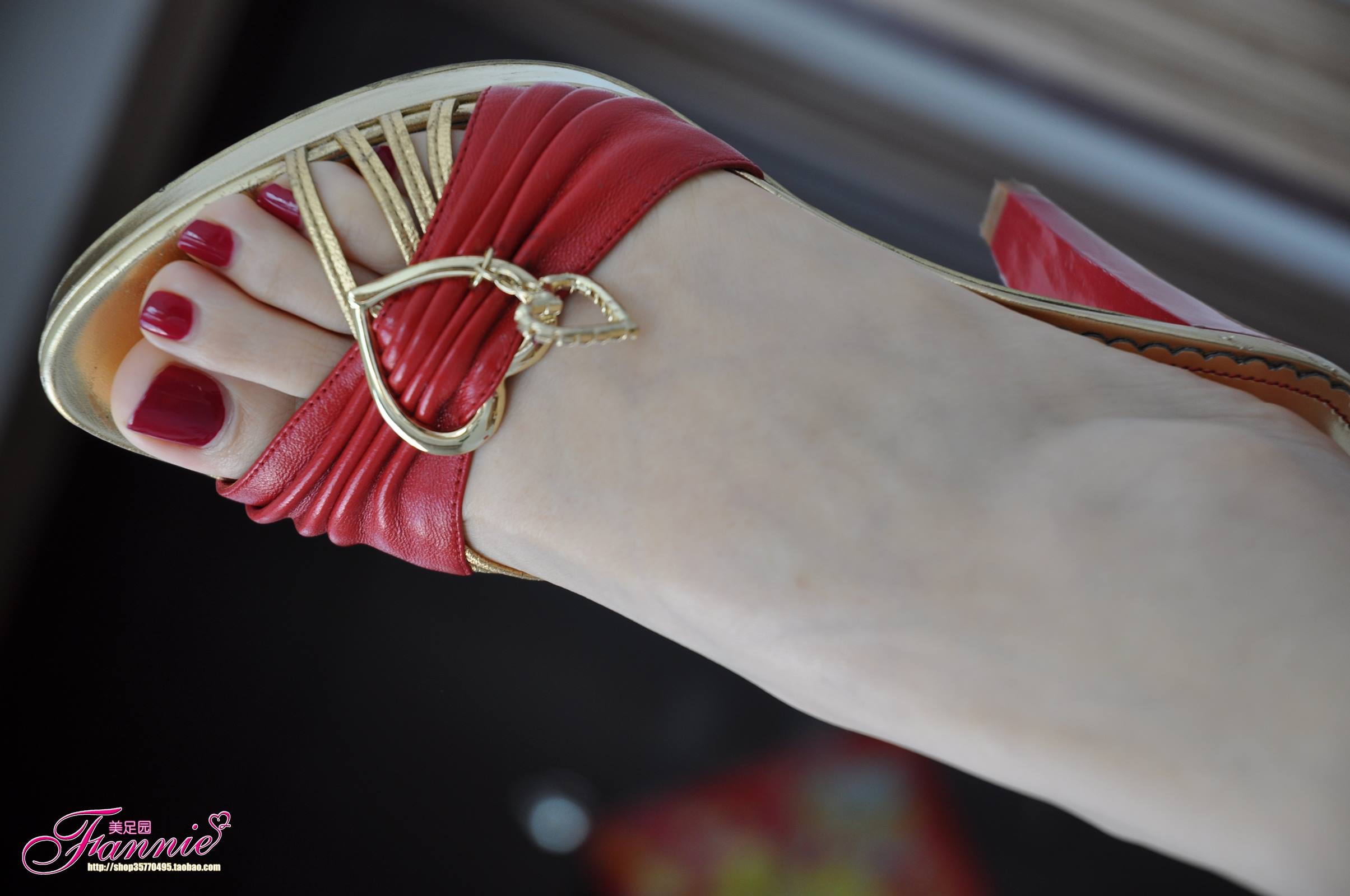 图片[40]-Fannie芬妮每足园 No.344 那抹醉人的红 [58P] – 速更版-美库