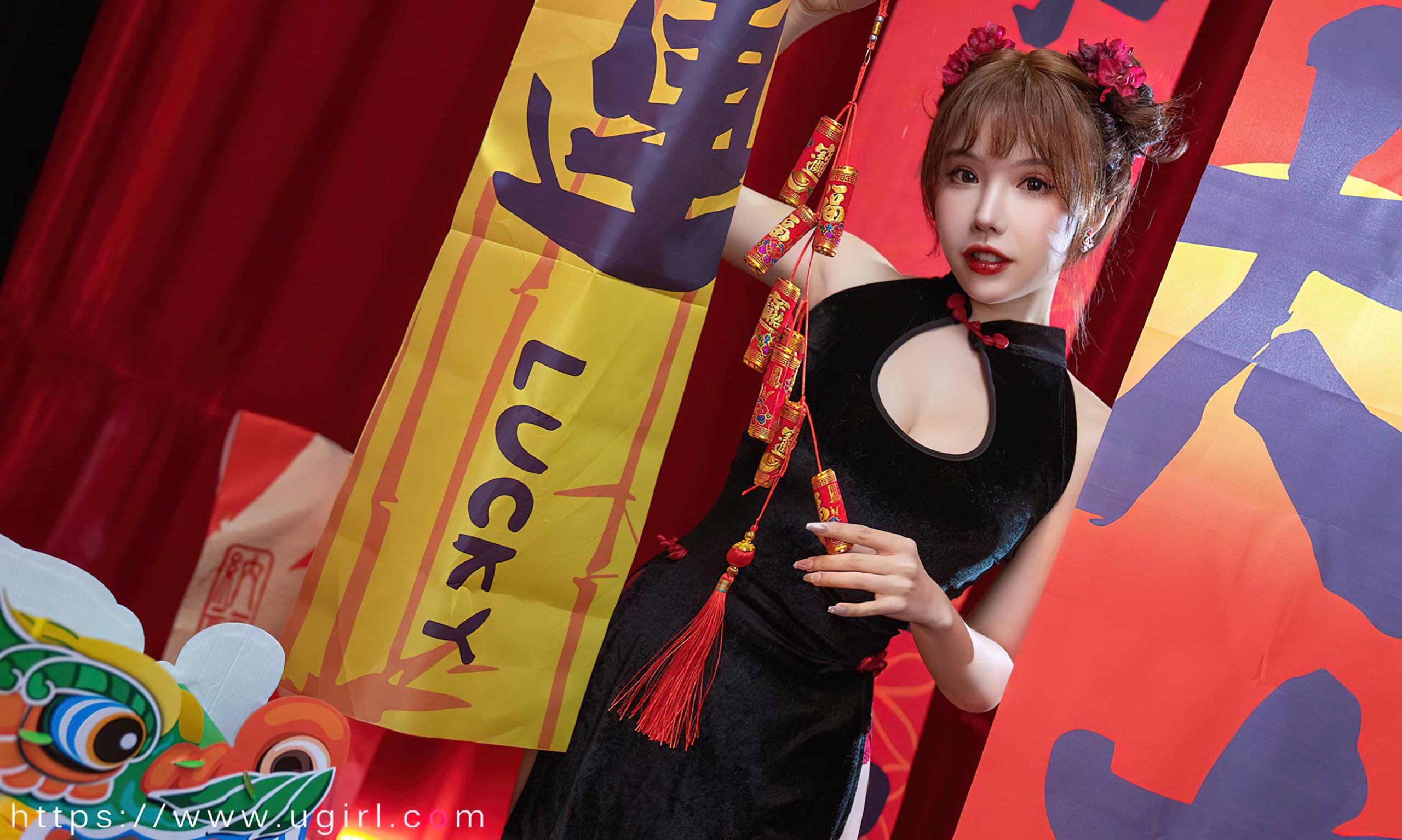 图片[32]-[爱尤物]2023 NO.2769 新年快乐 妮小妖[35P] – 速更版-美库