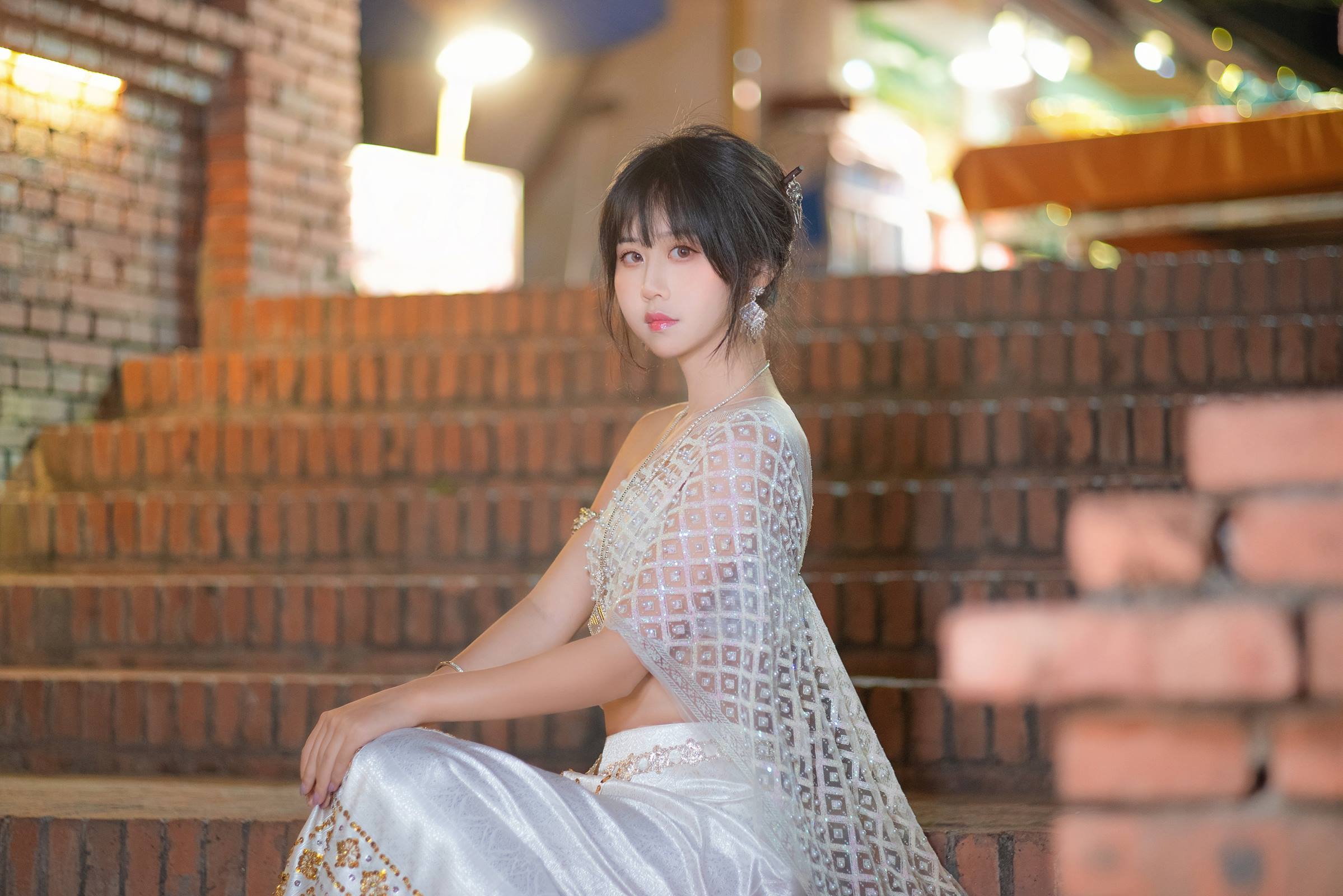 图片[17]-萌芽儿o0 – 西双版纳 傣服 银[17P] – 速更版-美库