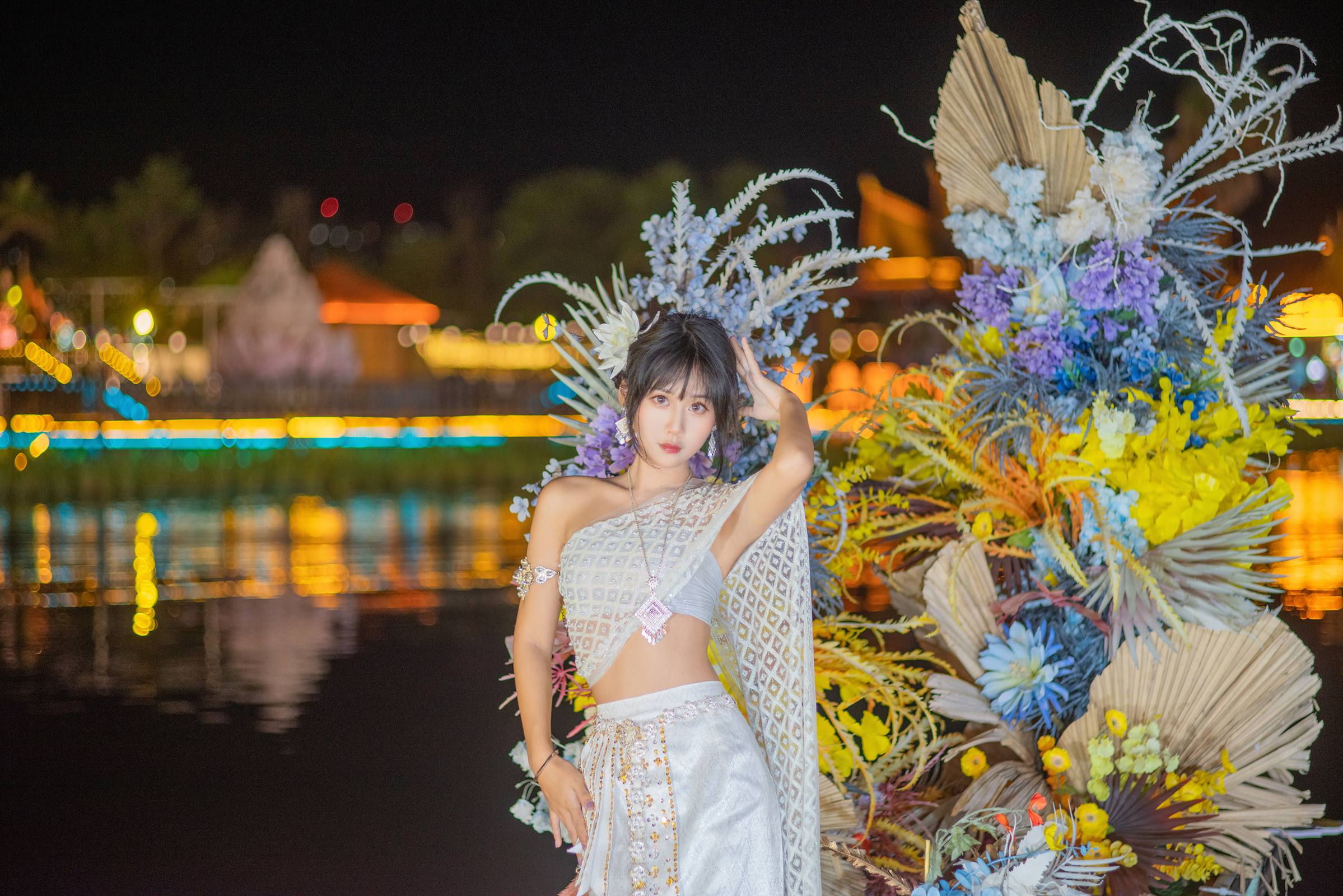 图片[18]-萌芽儿o0 – 西双版纳 傣服 银[17P] – 速更版-美库