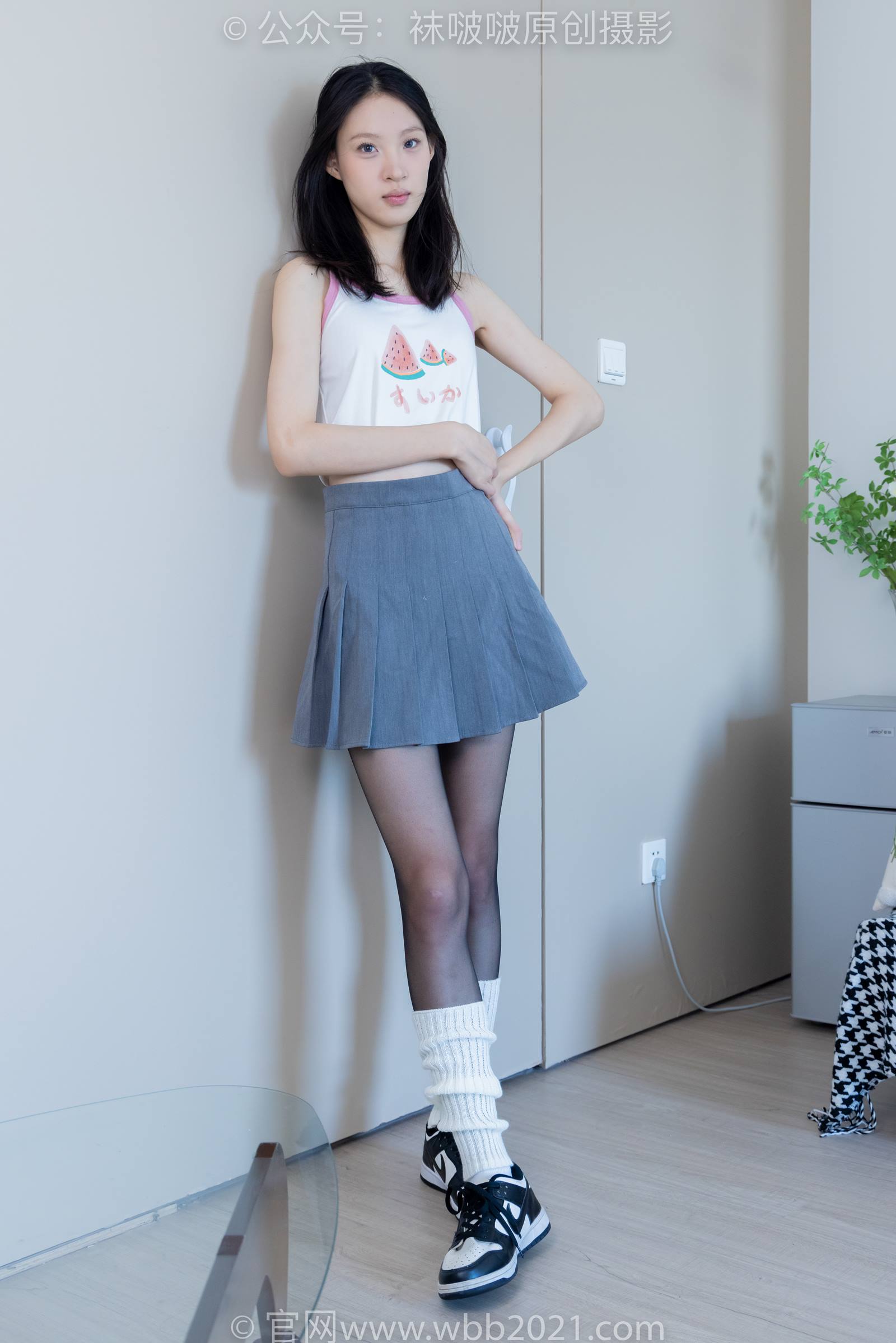 图片[11]-[BoBoSocks袜啵啵]NO.333 雪糕-板鞋、白棉袜、黑丝、堆堆袜套[140P] – 速更版-美库