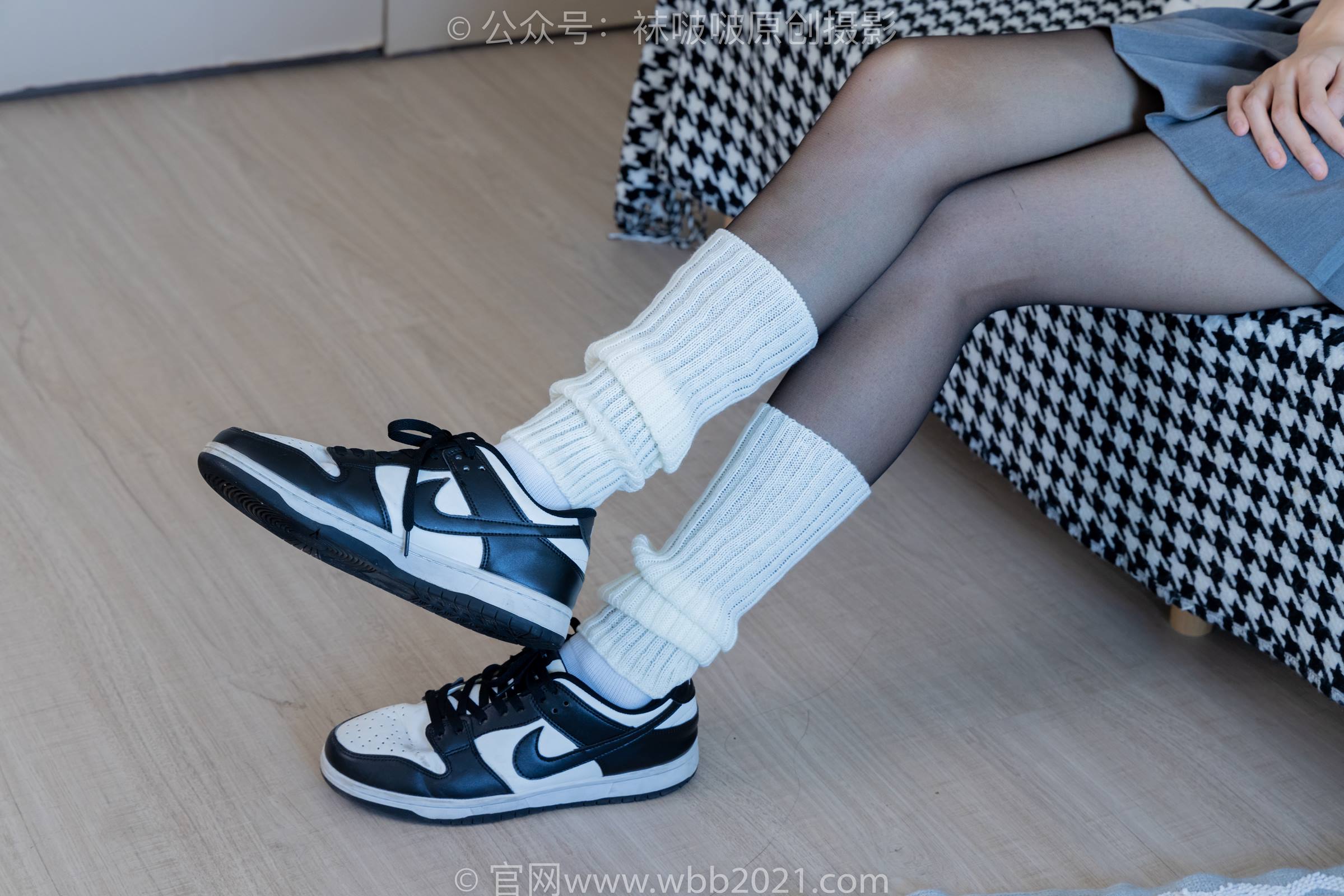 图片[22]-[BoBoSocks袜啵啵]NO.333 雪糕-板鞋、白棉袜、黑丝、堆堆袜套[140P] – 速更版-美库