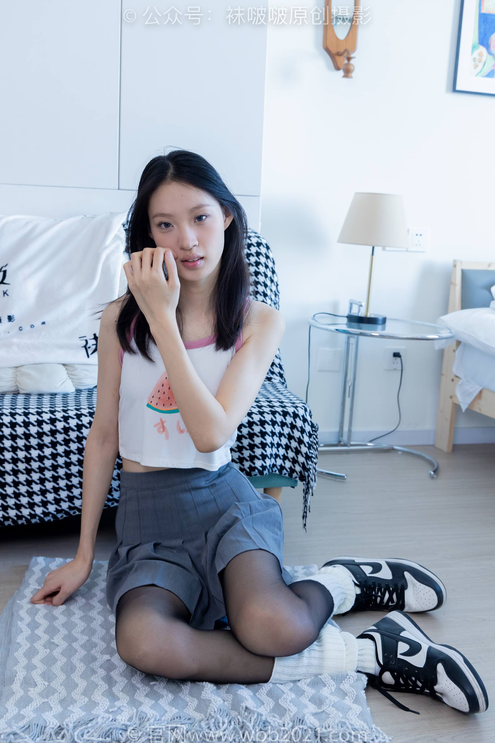 图片[38]-[BoBoSocks袜啵啵]NO.333 雪糕-板鞋、白棉袜、黑丝、堆堆袜套[140P] – 速更版-美库