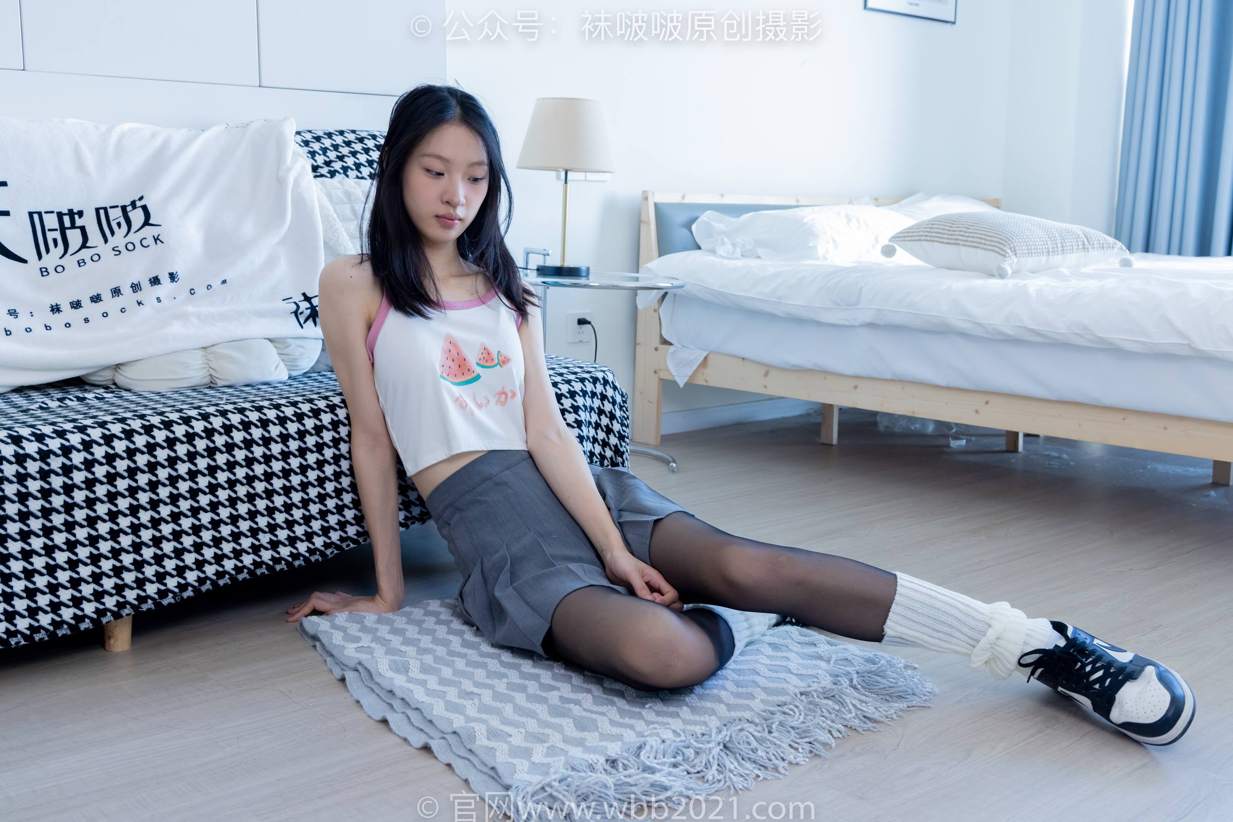 图片[40]-[BoBoSocks袜啵啵]NO.333 雪糕-板鞋、白棉袜、黑丝、堆堆袜套[140P] – 速更版-美库